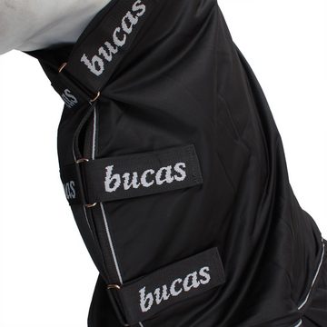 Bucas Pferde-Abschwitzdecke Bucas Shamrock Power Full Neck - black/silber
