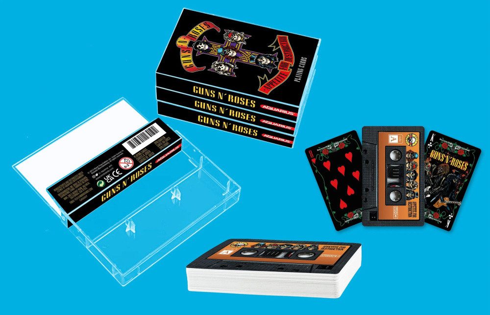 Aquarius Spielesammlung Guns N' Roses Spielkarten Cassette (PDQ)
