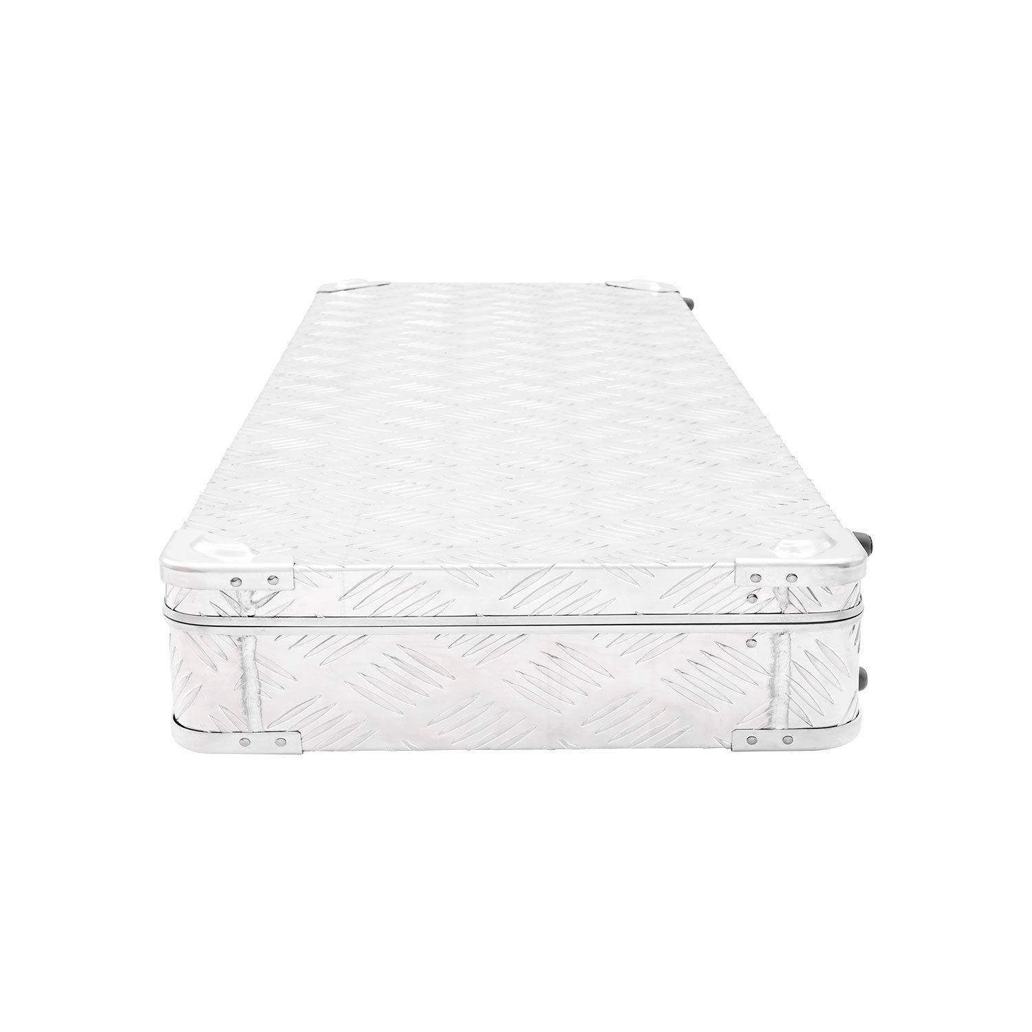 ALUBOX Koffer Schutzkoffer Aluminium Riffelblech, ohne Rollen