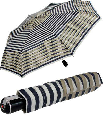 Knirps® Taschenregenschirm Large Duomatic Auf-Zu-Automatik UV-Schutz - Viper, der große, stabile Begleiter