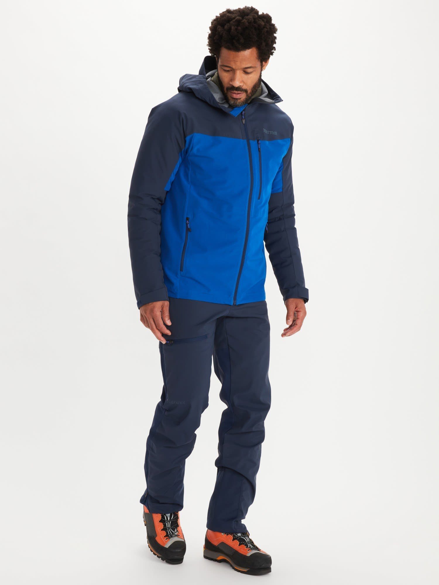 Rom Softshelljacke Marmot Navy Hoody Anorak Dark Herren Azure M Arctic - Marmot