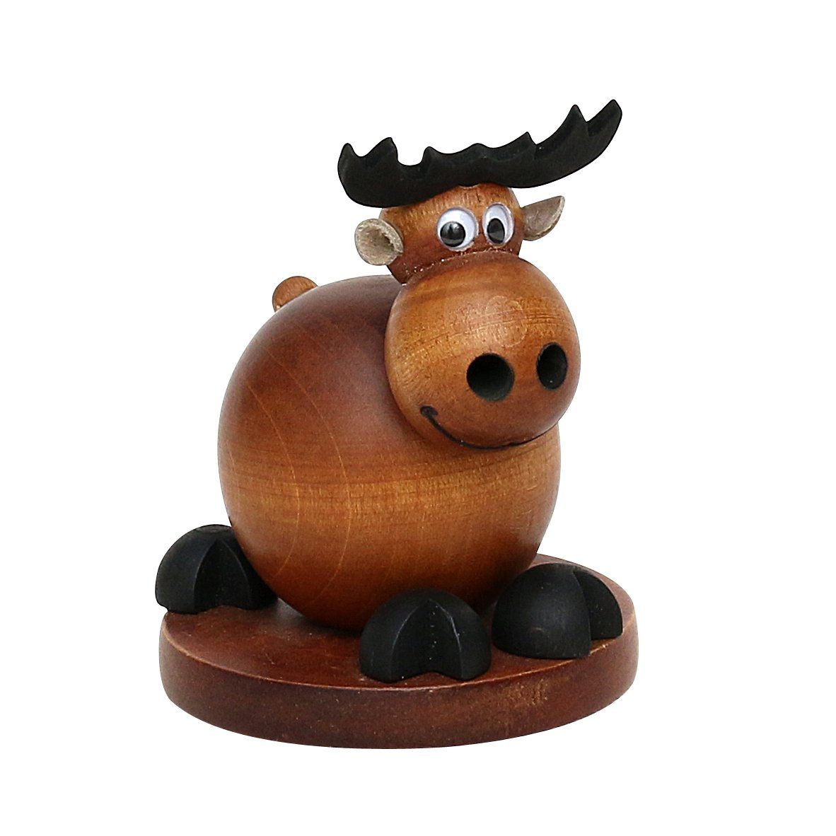 Dekohelden24 Räuchermännchen Holz-Räucherfigur Räuchermann Elch, in braun, günstig online kaufen
