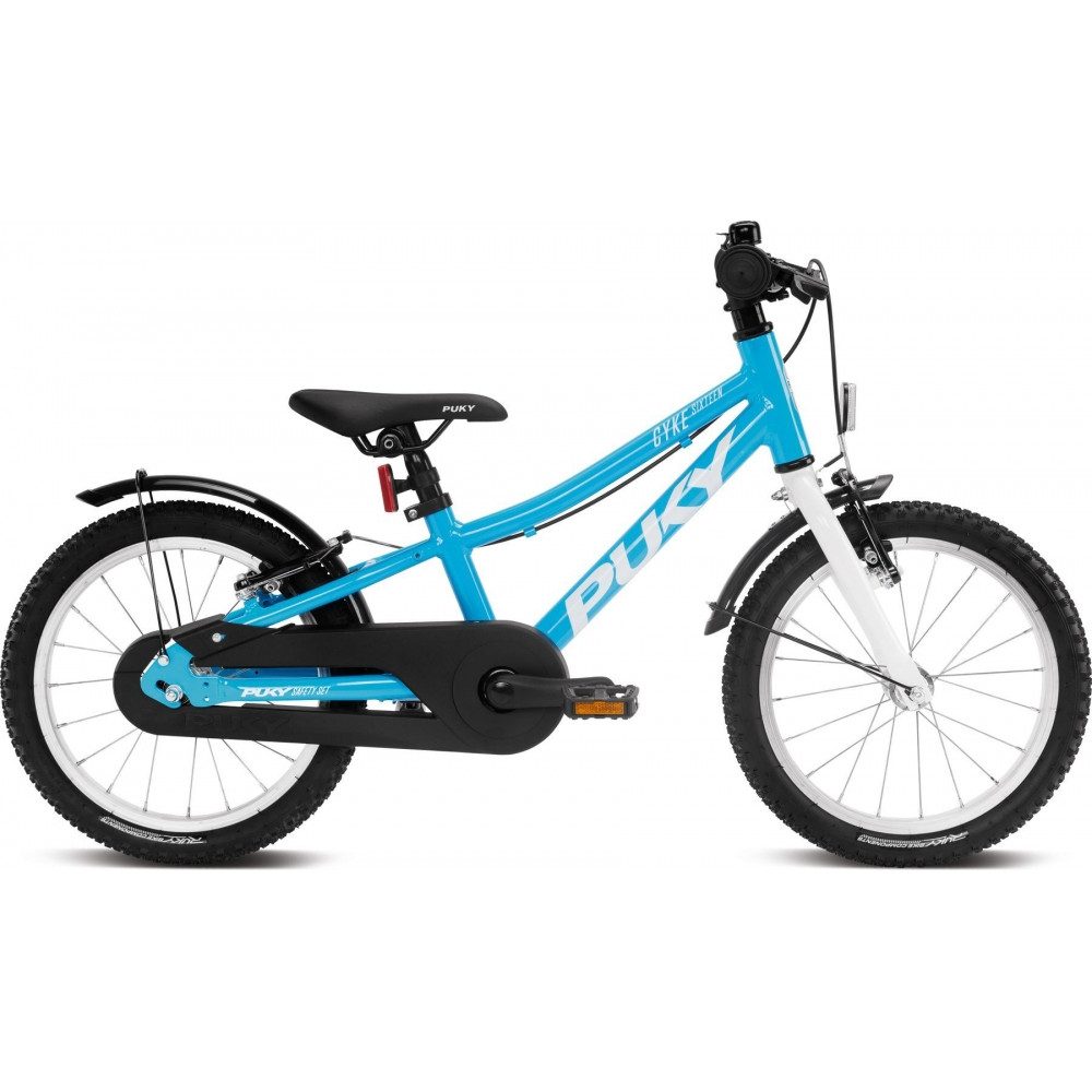 Puky Jugendfahrrad 16 Zoll Kinderfahrrad Cyke 16-1 Alu F Freilauf - freshblue/white
