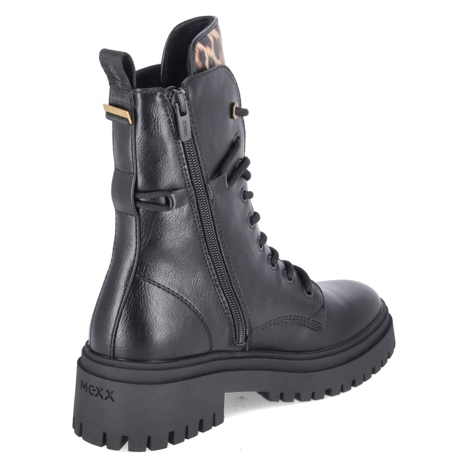 Mexx Mexx MI001701453W1000 Damen Synthetik black Schnürstiefel