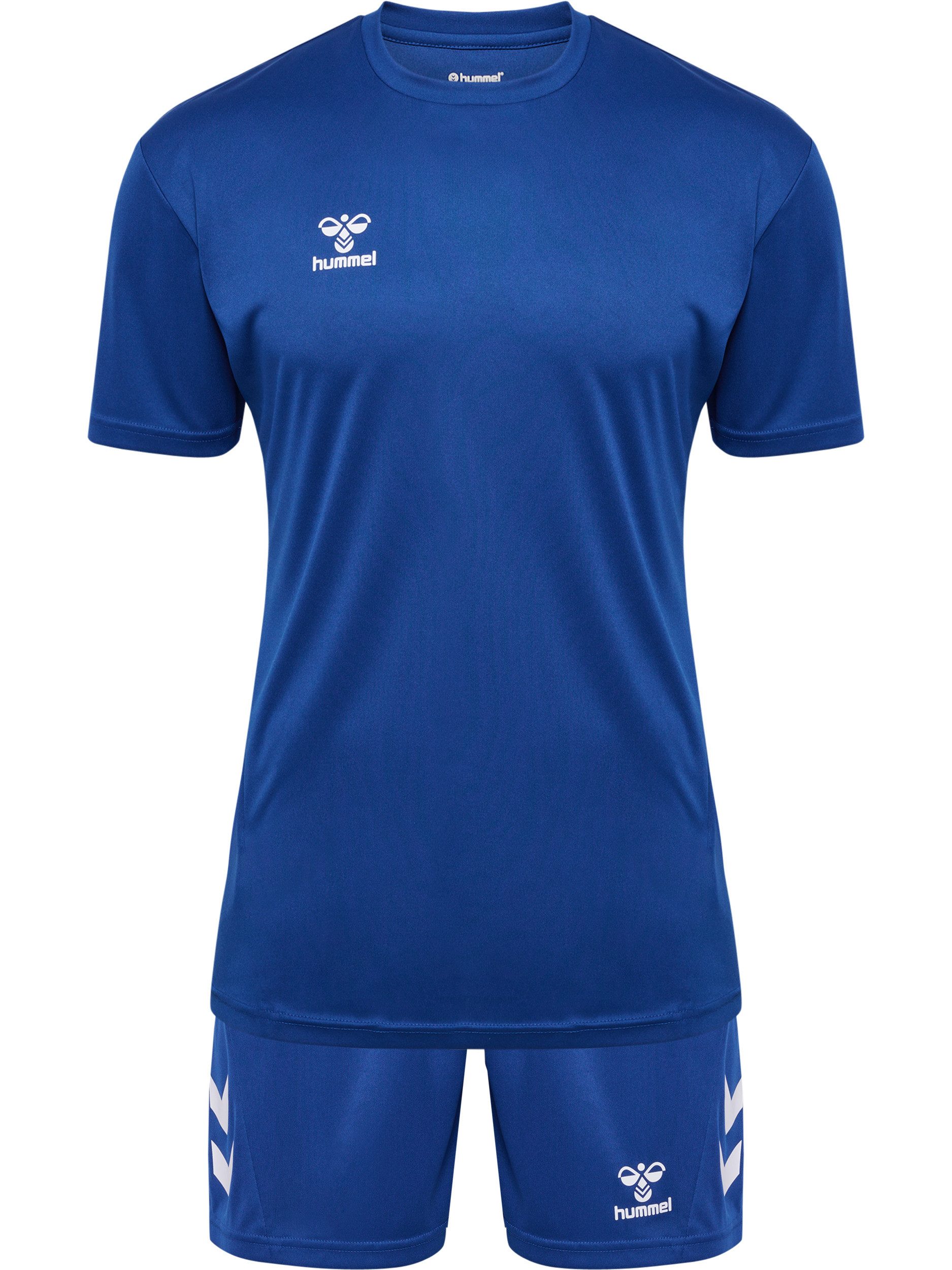 hummel Sportanzug HMLLOGO SET (Spar-Set, 2-tlg), für Fitnessaktivitäten, aus atmungsaktivem Polyester