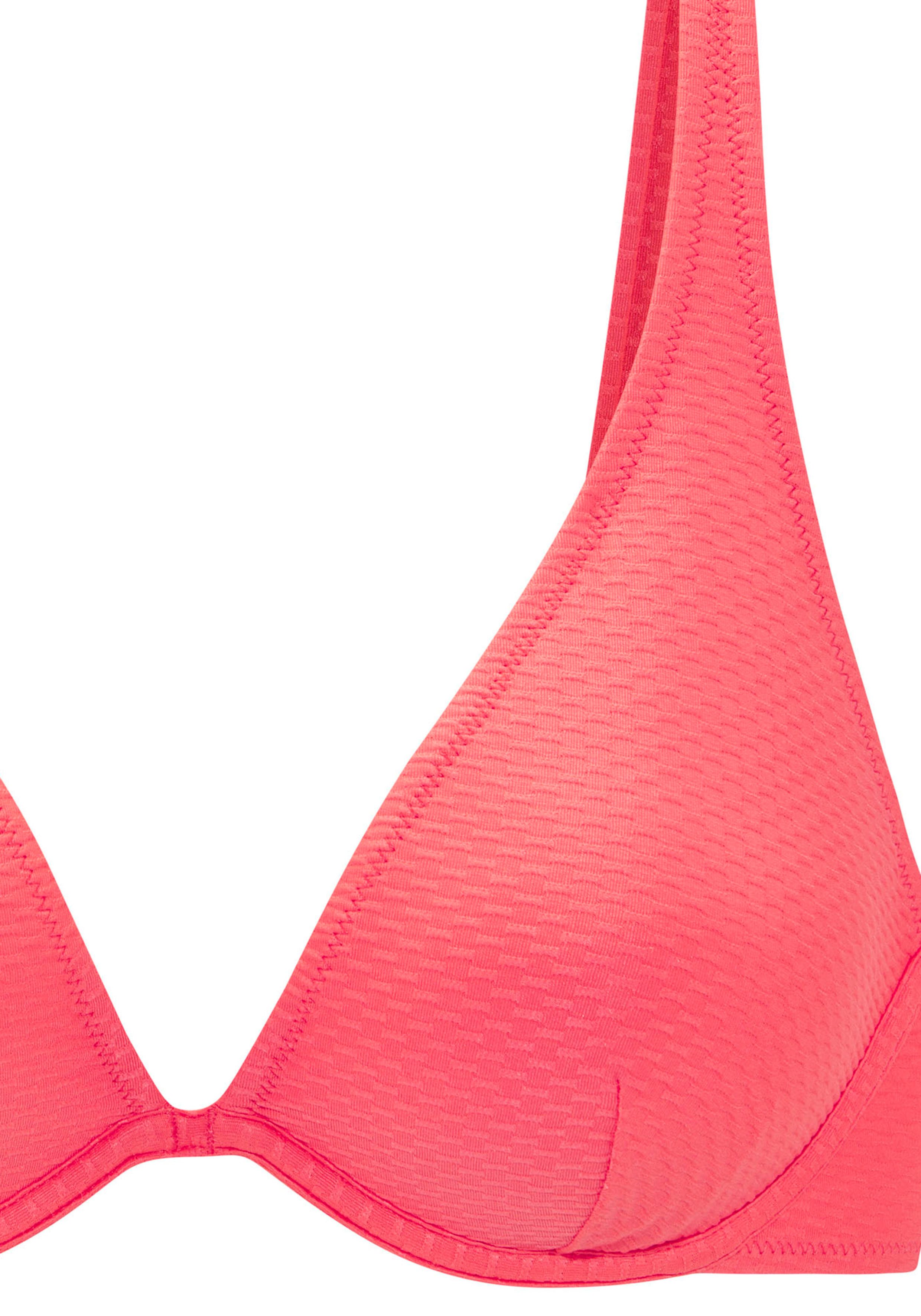 Bruno Banani Bügel-Bikini-Top Kiara, Mit Strukturmuster