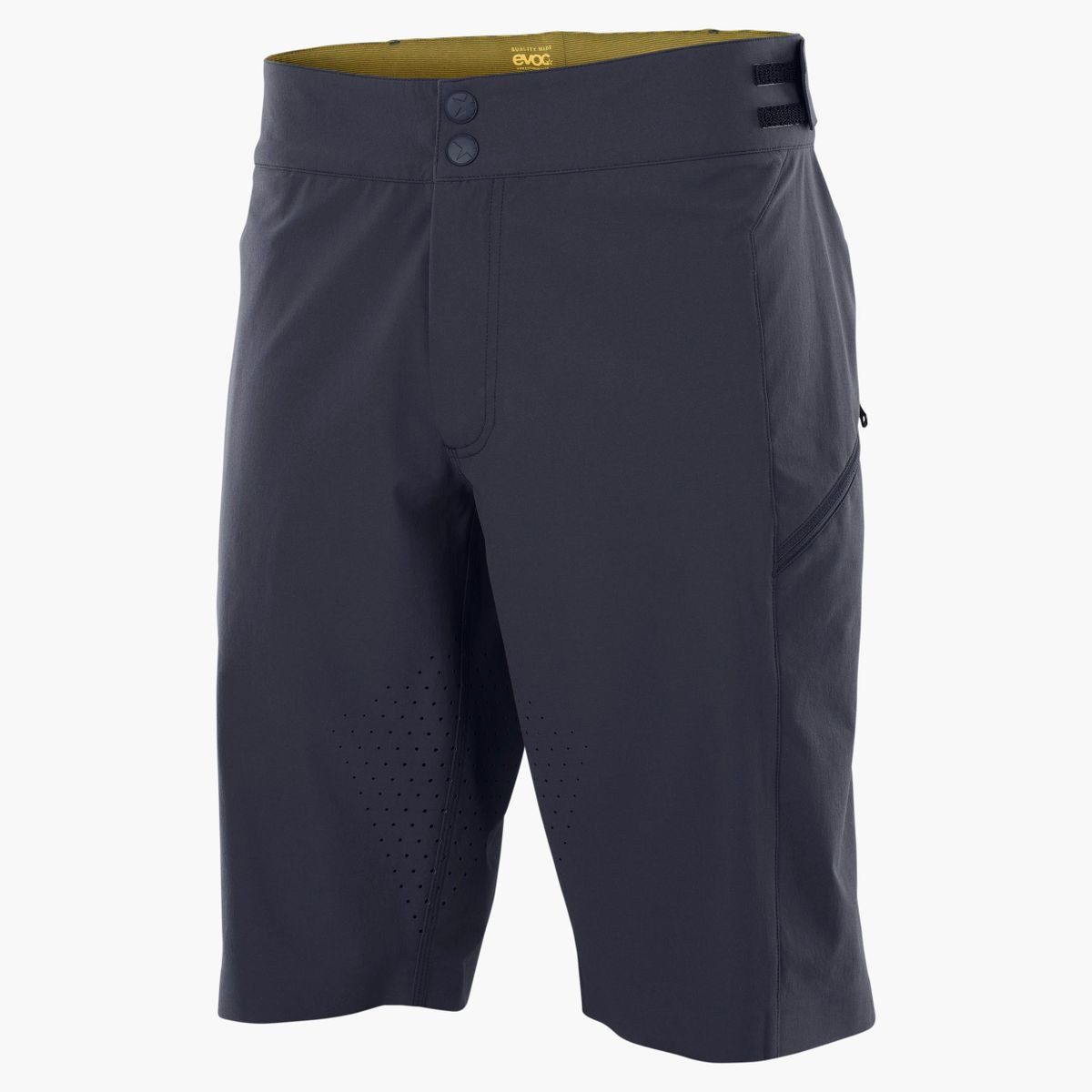 EVOC Fahrradhose Bike Shorts Men Atmungsaktive, nachhaltige Shorts mit verstellbarem Hüftbund für