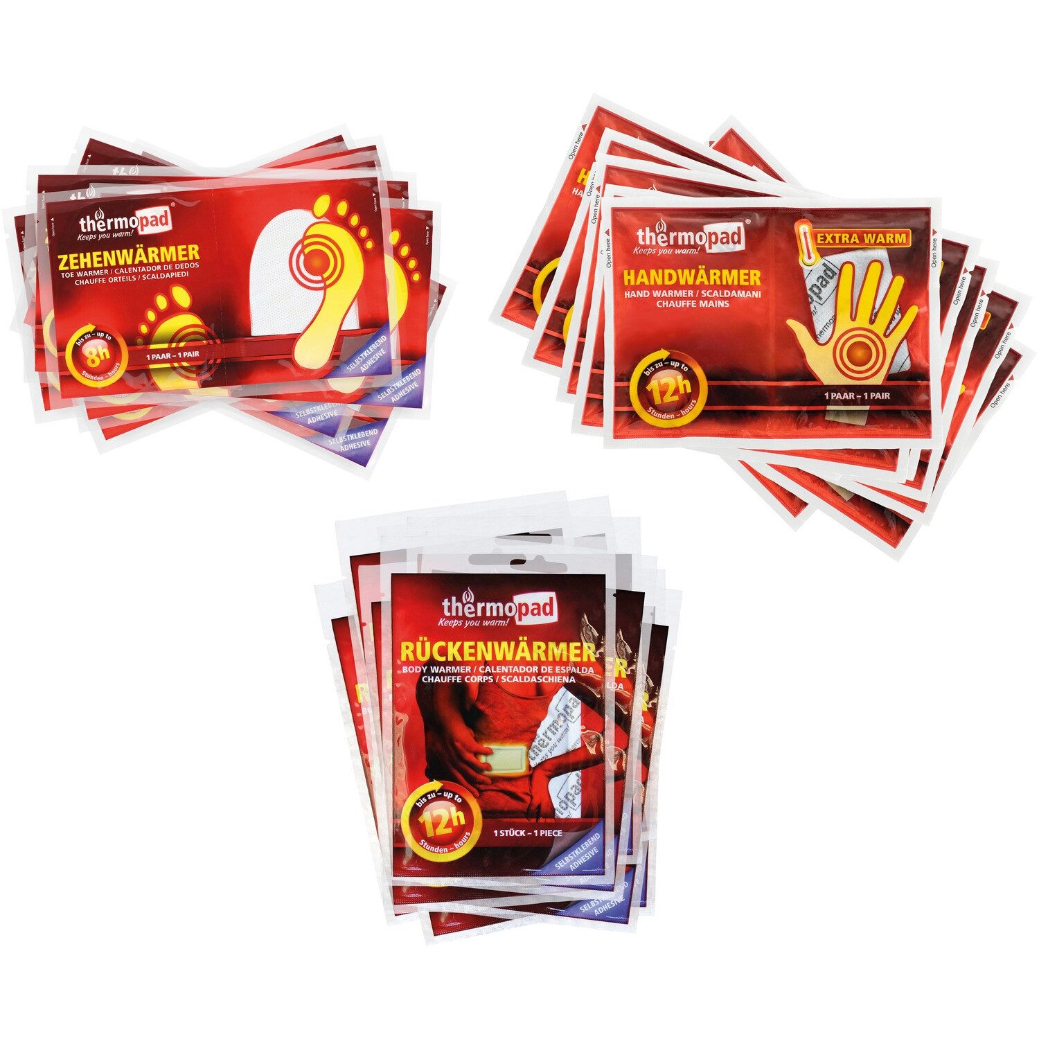 Thermopad Körperwärmer Allround-Wärmerset