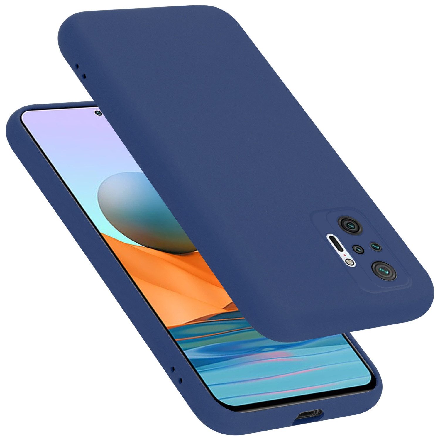 Cadorabo Handyhülle für Xiaomi RedMi NOTE 10 PRO Hülle Xiaomi RedMi NOTE 10 PRO, Flexible Hülle TPU Silikon Schutzhülle Back Cover Case