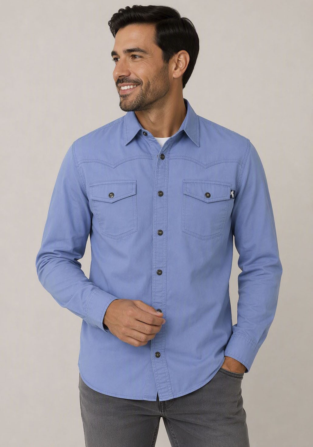 Arizona Langarmhemd regular fit, mit Knopfleiste, aus Baumwolle. Reduzierter Preis € 26,99. Unverbindliche Preisempfehlung € 29,99, (€ 26,99 pro 1 Stk)
