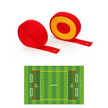 Sport-Thieme Trainingshilfe Spielfeldmarkierung Young Players, Schusszonen und Spielfeldbegrenzung sind farbig markiert