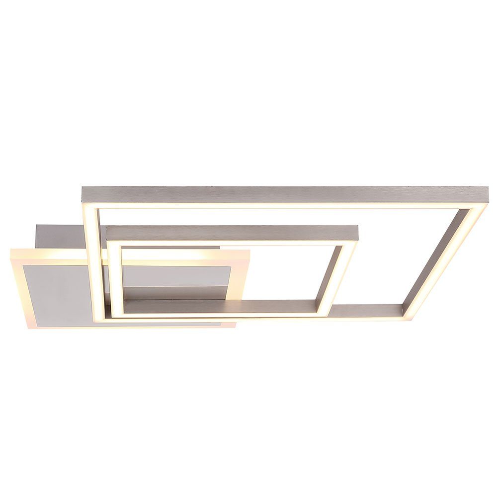 Beleuchtung Deckenleuchte, LED eckig 4 Leuchte - cm Wohn Decken Design Schlaf Design 37x37 etc-shop LED Zimmer