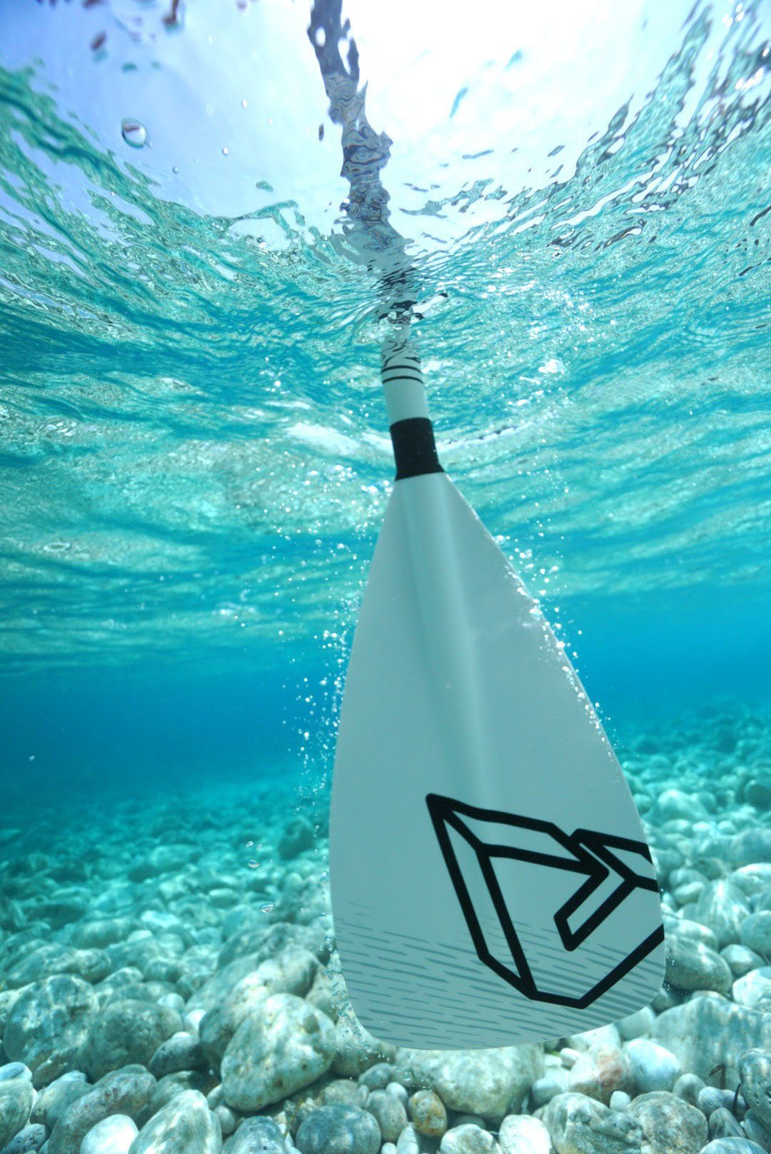 Aqua Marina 3 teilig Paddel Solid Paddle SUP-Paddel Fiberglass Stand-Up