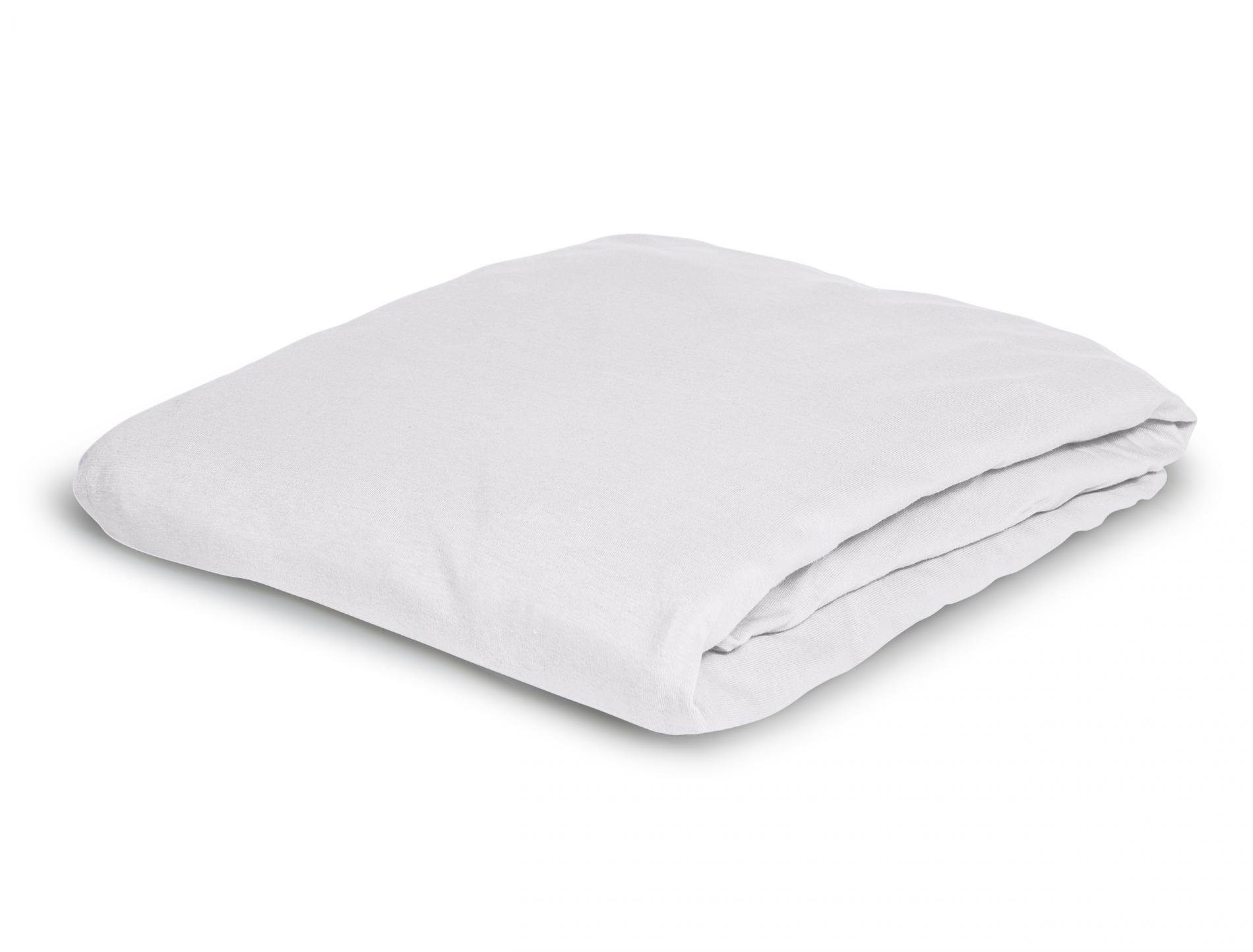 Irisette Spannbettlaken Mako-Jersey Spannbetttuch Jupiter 0008 100 x 200 cm grau, Baumwolle, Gummizug: Rundum, (1 Stück), Spannbettlaken Spannbettuch Bettlaken Spanner