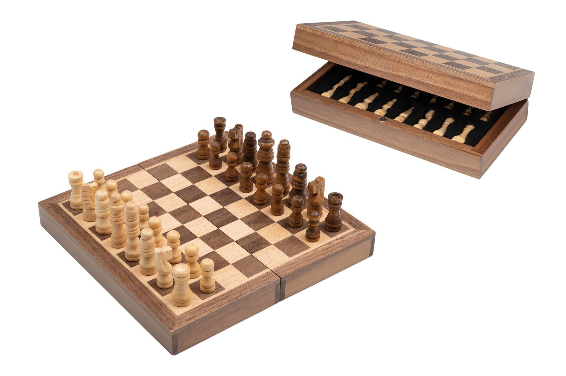 Philos Spiel Philos 2760 - Schachkassette mit Schachfiguren, Feld 16 mm, KH 39 m...