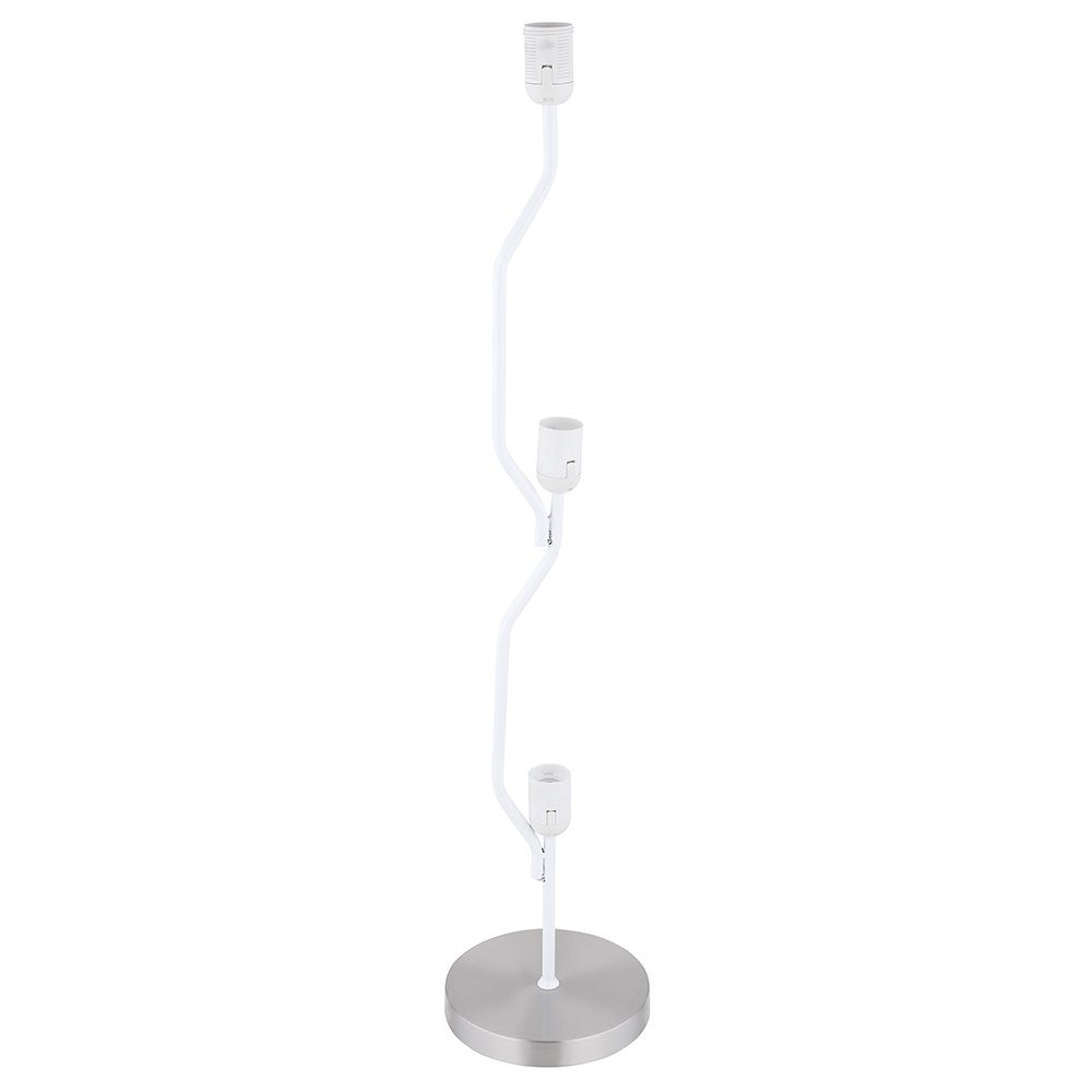 modern mit Säulenlampe Leuchtmittel inklusive, Stehlampe, Warmweiß, flammig Wohnzimmer Stehleuchte 3 etc-shop Stehleuchte