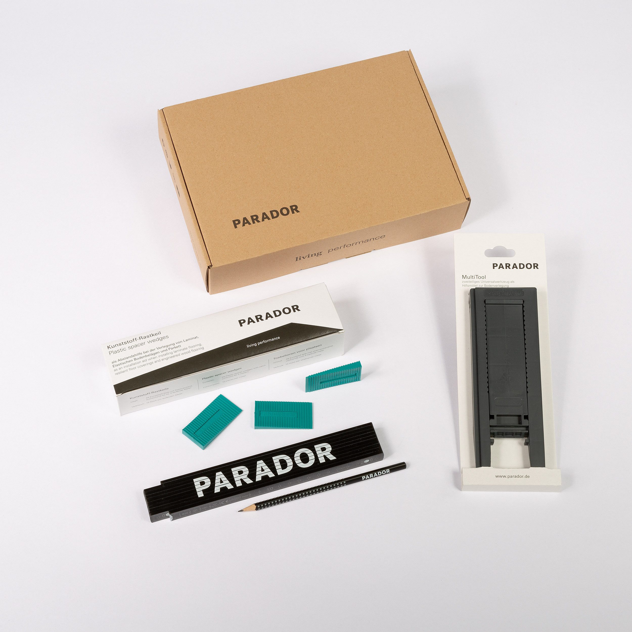 PARADOR Verlegeset Verlegeset Laminat- und Designboden, B: 29 cm, L: 20 cm, günstig online kaufen