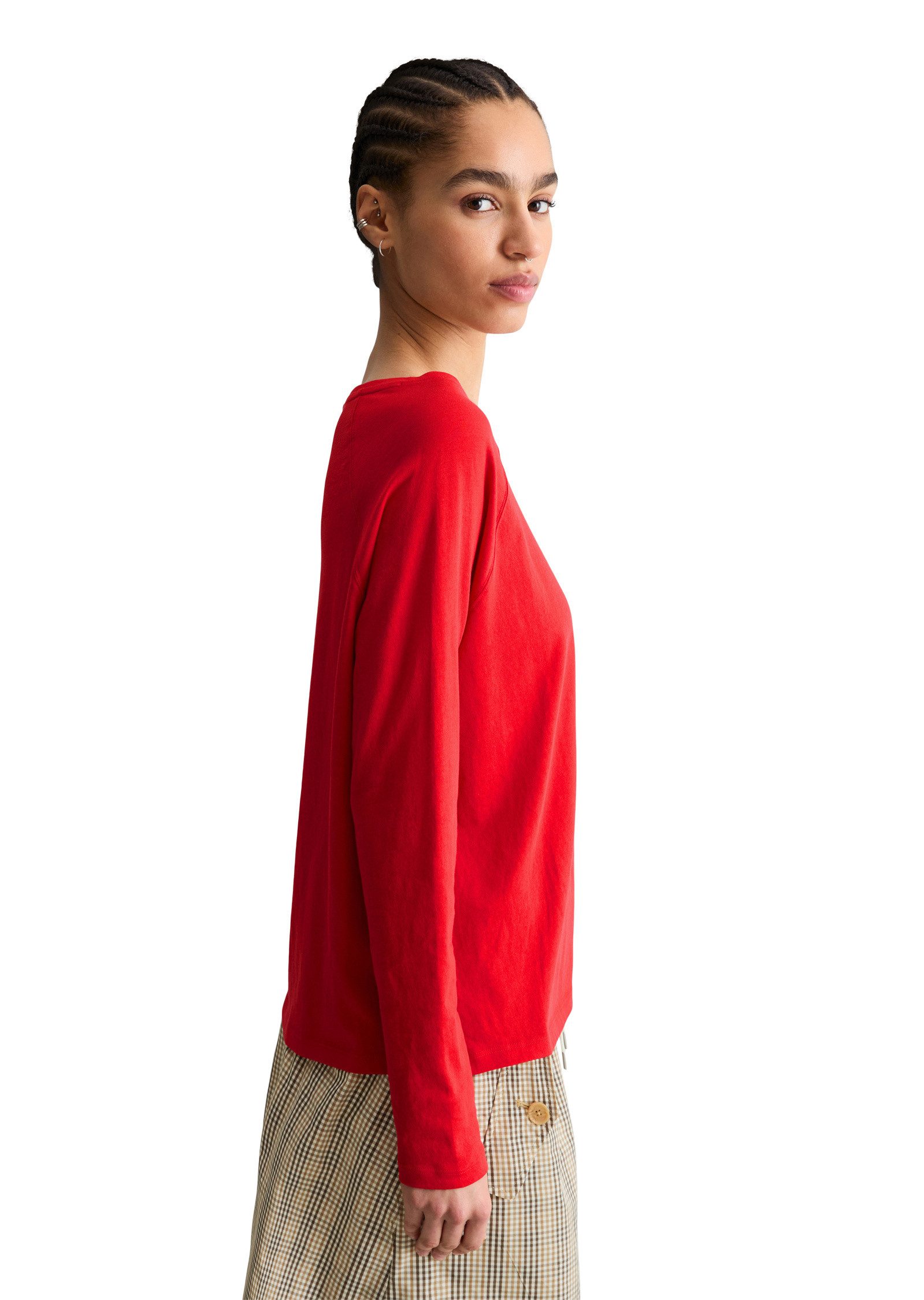 Marc O'Polo DENIM Langarmshirt mit Raglan-Ärmeln günstig online kaufen