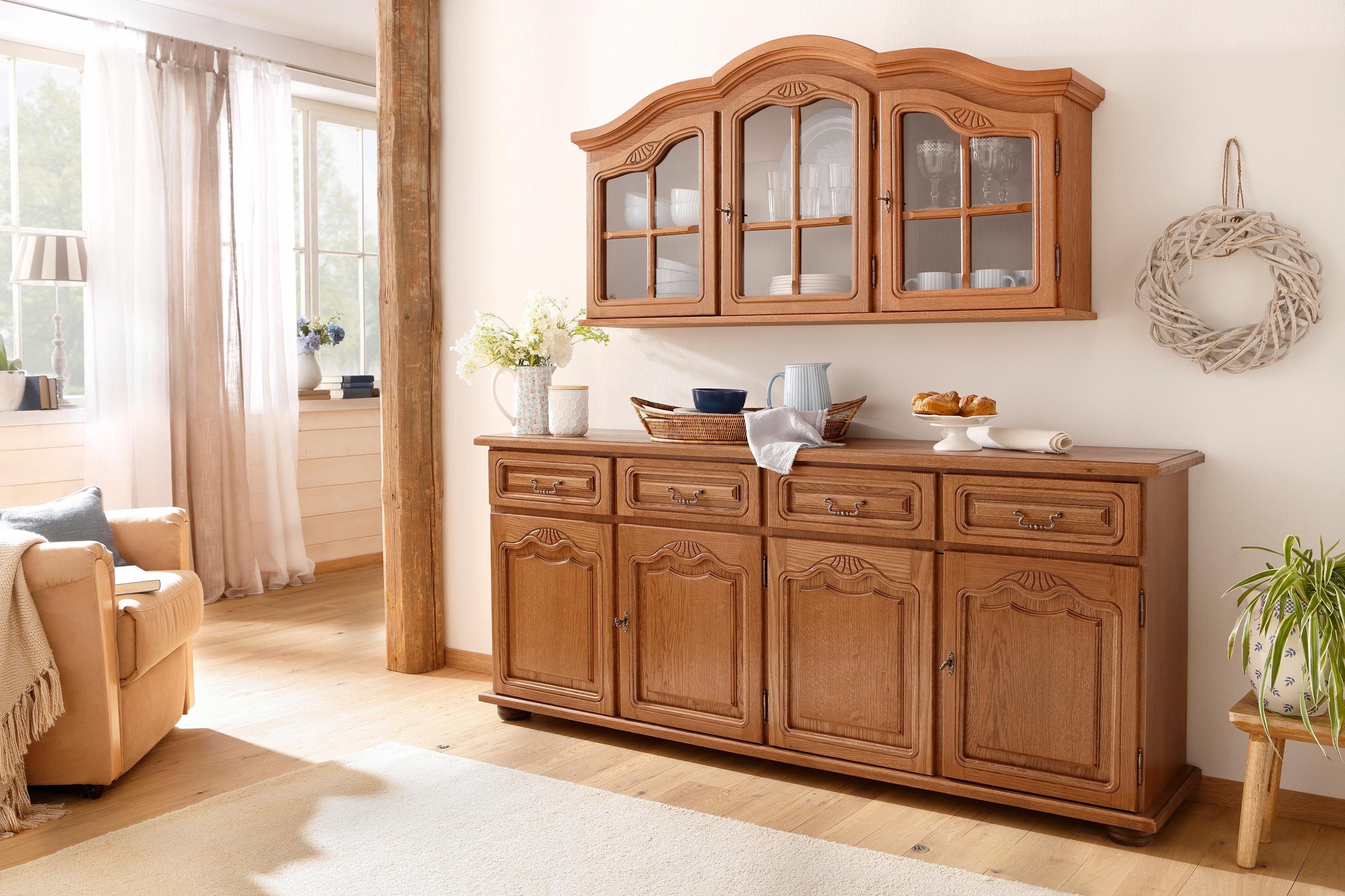 Home affaire Sideboard »Hans«, Breite 182 cm, im rustikalen