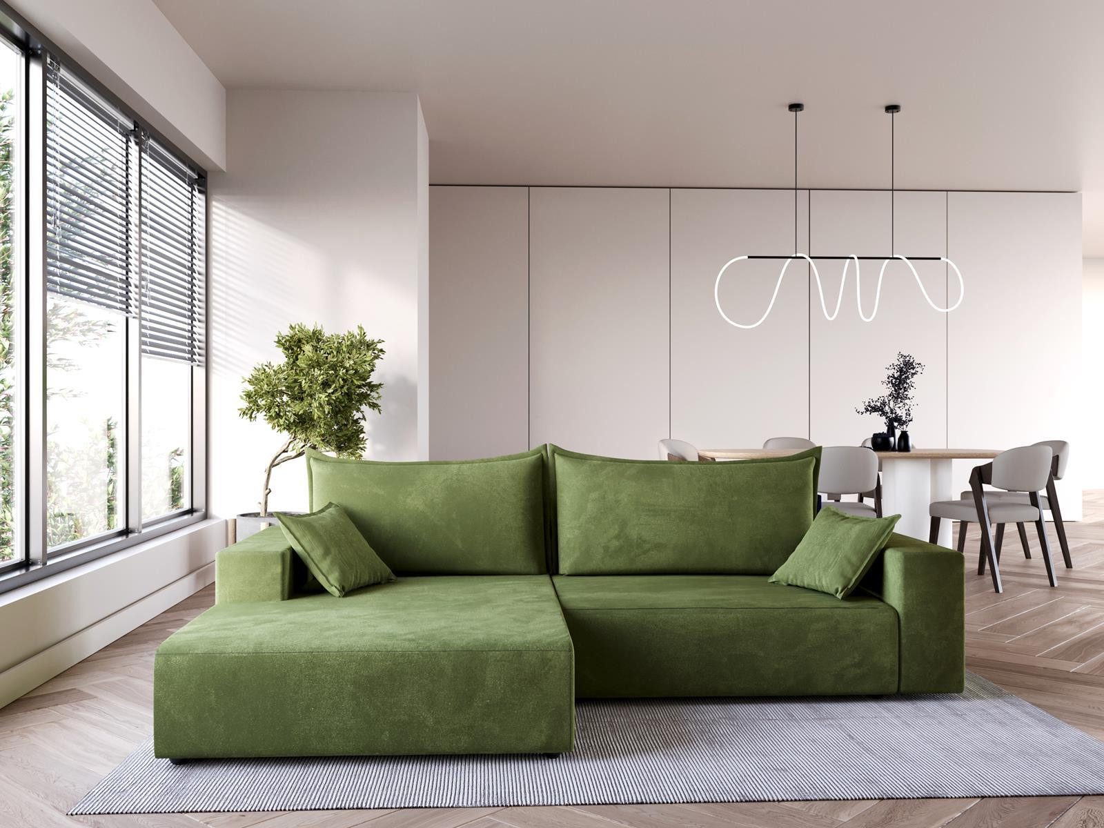 Compleo Ecksofa modern design, 240 cm günstig online kaufen