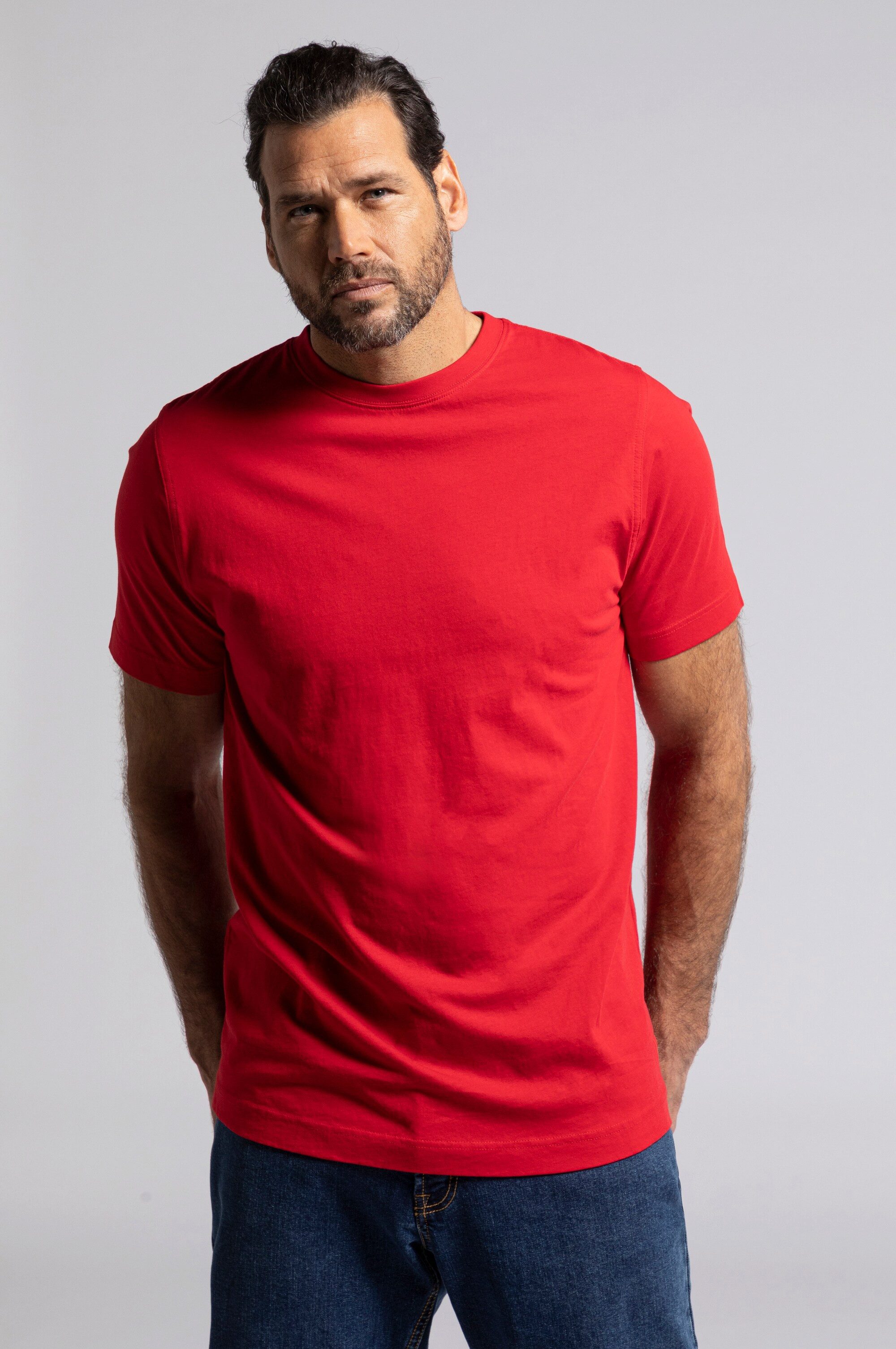 JP1880 T-Shirt T-Shirt Basic Rundhals gekämmte günstig online kaufen