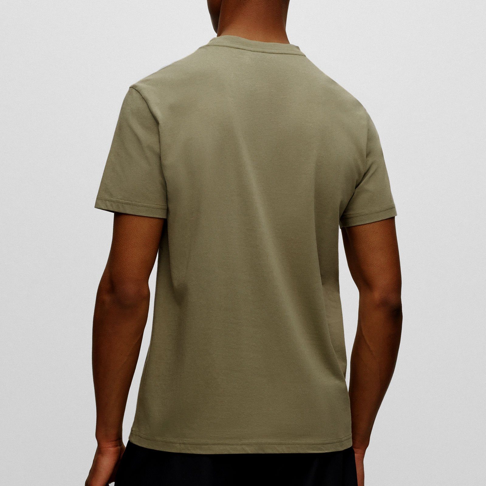 BOSS T-Shirt T-Shirt RN mit großem Markenprint auf der Brust günstig online kaufen