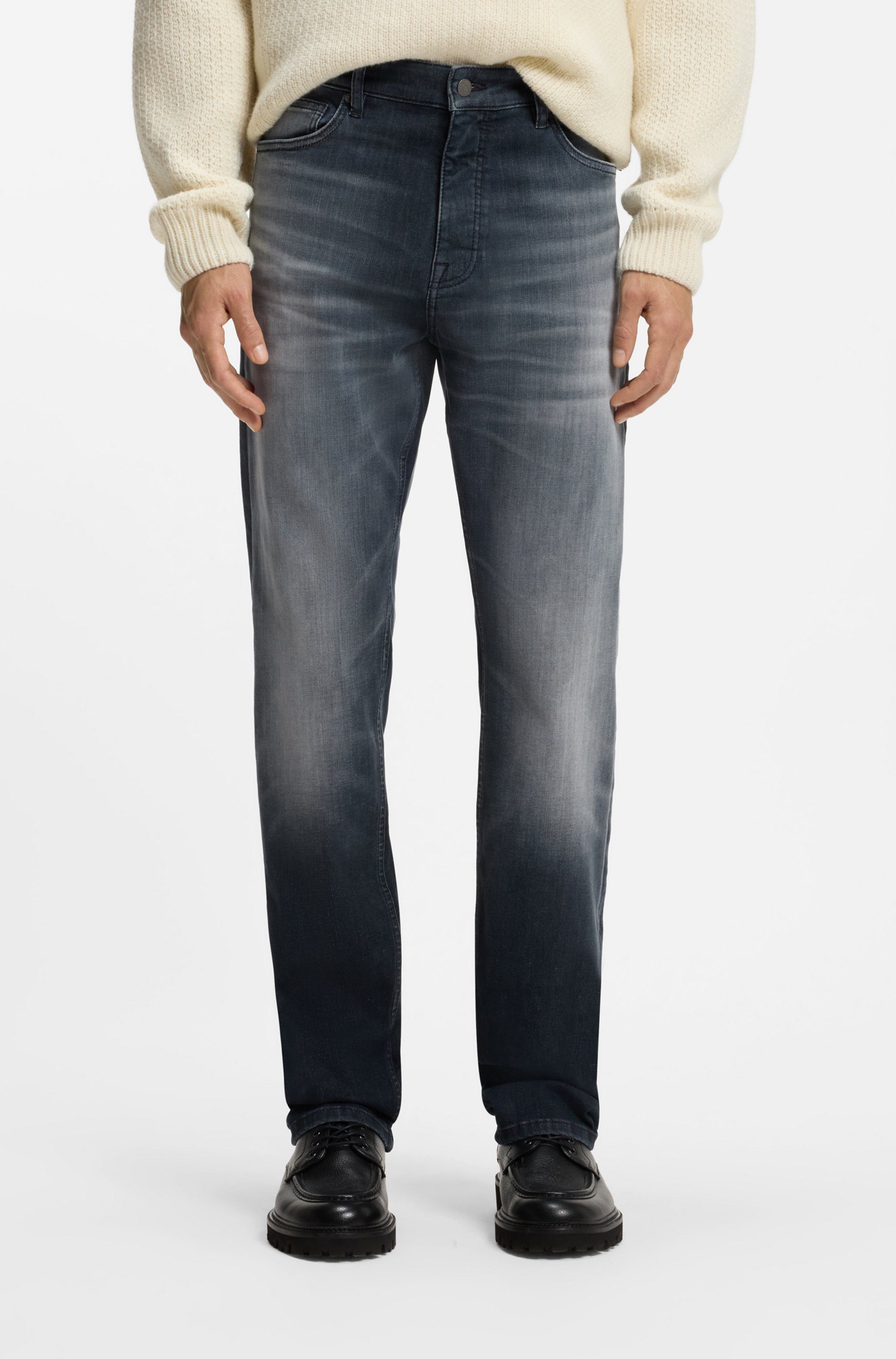 BOSS ORANGE Regular-fit-Jeans OGDEN BO Soft Motion Denim, innovative Stretchqualität, Regular Fit