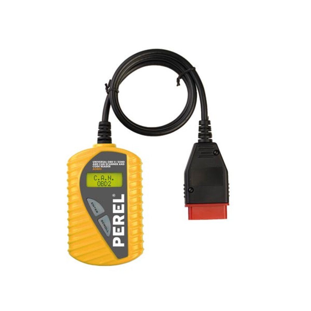 PEREL Kfz-Diagnosegerät Universeller OBD II / EOBD Dosenleser und Codeleser, 1-tlg.