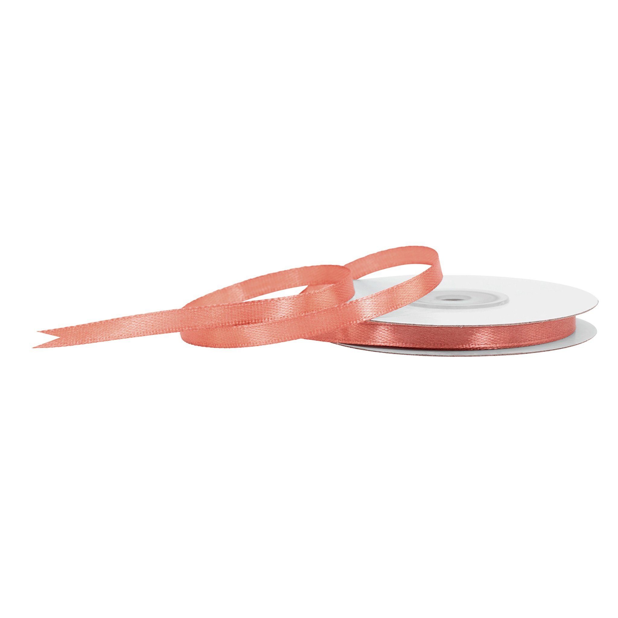 Creativery Geschenkband, Satinband 6mm x 25m Rolle Rosegold