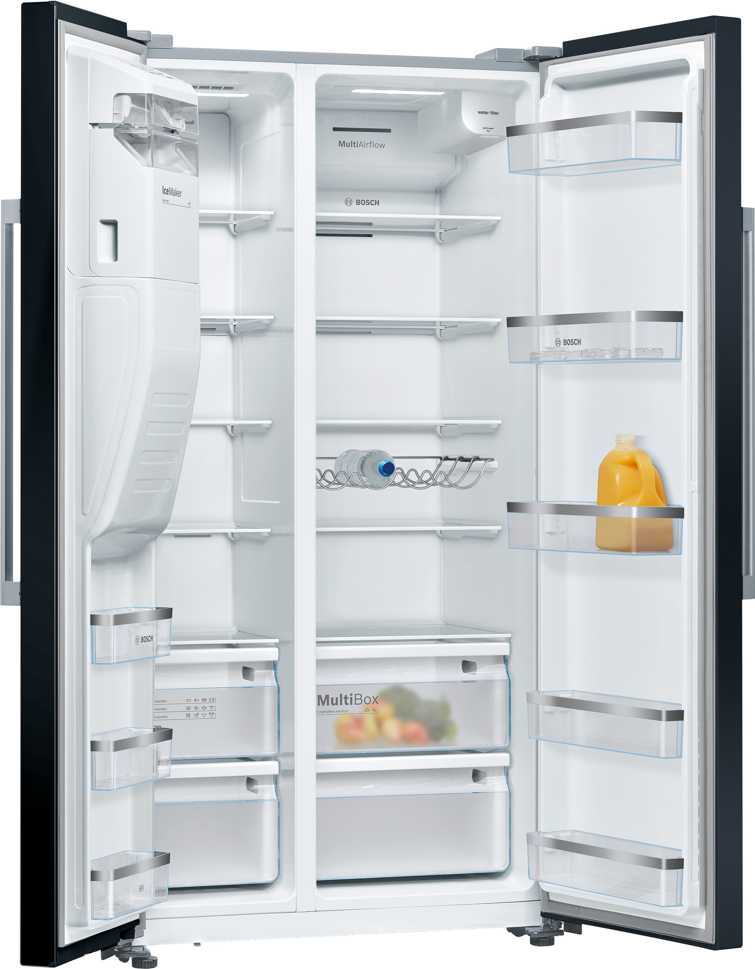BOSCH Side-by-Side Serie 6 KAD93ABEP, 178,7 cm hoch, 90,8 cm breit