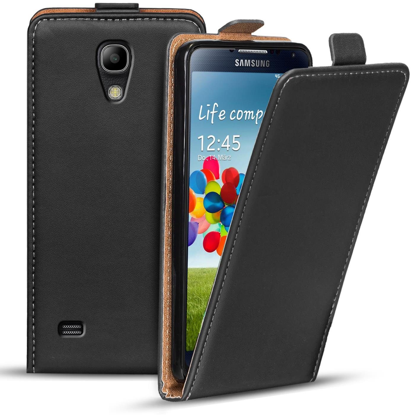 CoolGadget Handyhülle Flip Case Handyhülle für Samsung Galaxy S4 5 Zoll,  Hülle Klapphülle Schutzhülle für Samsung S4 Flipstyle Cover