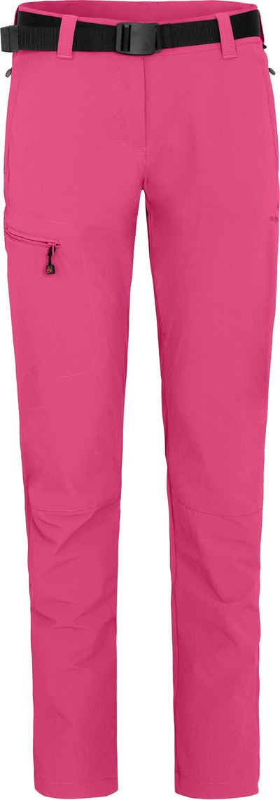 Bergson Outdoorhose MENA (slim) Damen Wanderhose, vielseitig, pflegeleicht, Normalgrößen, pink