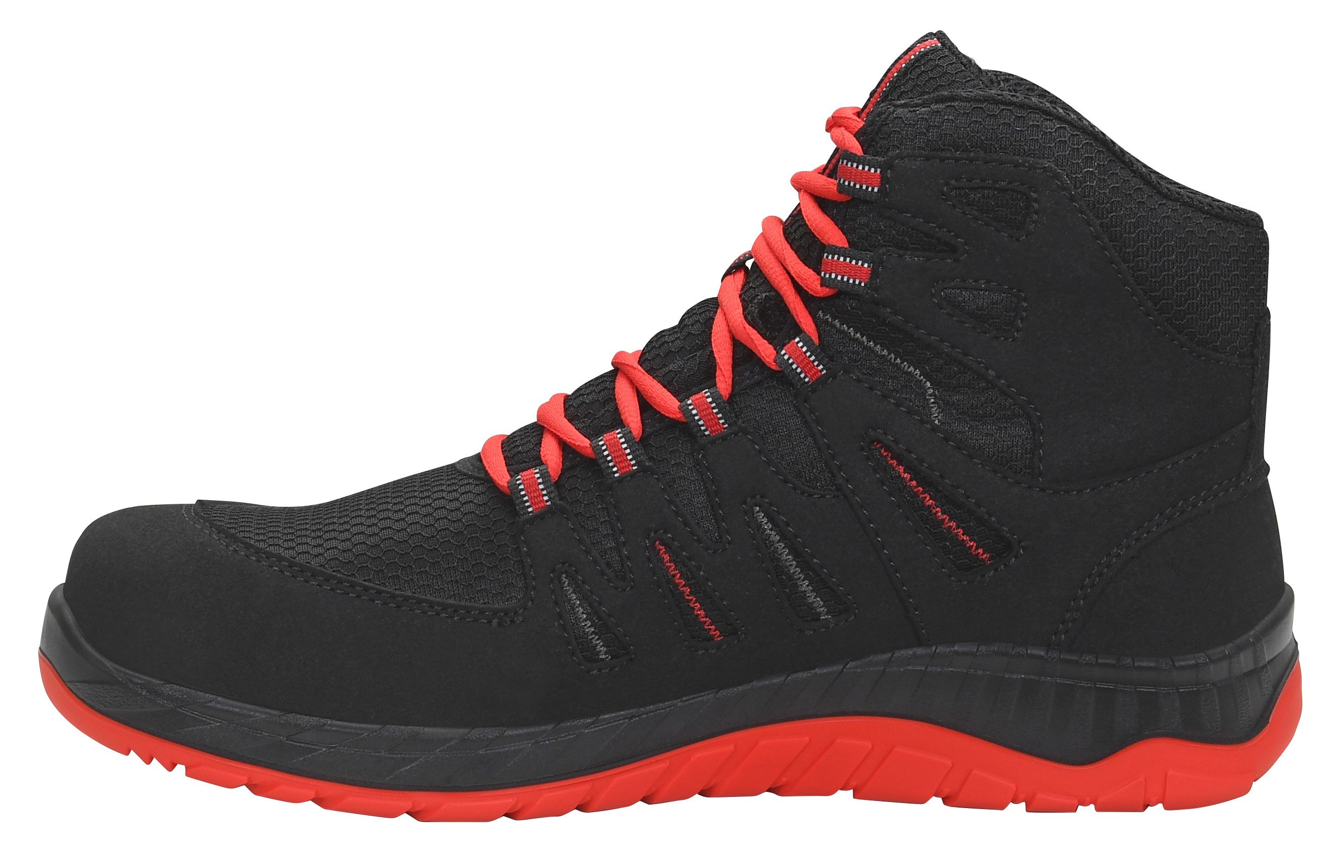 ELTEN MADDOX Compo black-red Mid ESD S3S Sicherheitsstiefel (Schuhkarton, Paar) – Bild 4 von 5