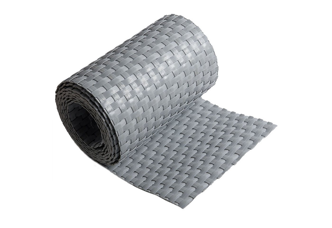 Thumbnail - ECI Tools Sichtschutzstreifen Poly-Rattan Sichtschutzstreifen für Doppelstabzaun, (Rolle, 10-St), 19x255 cm