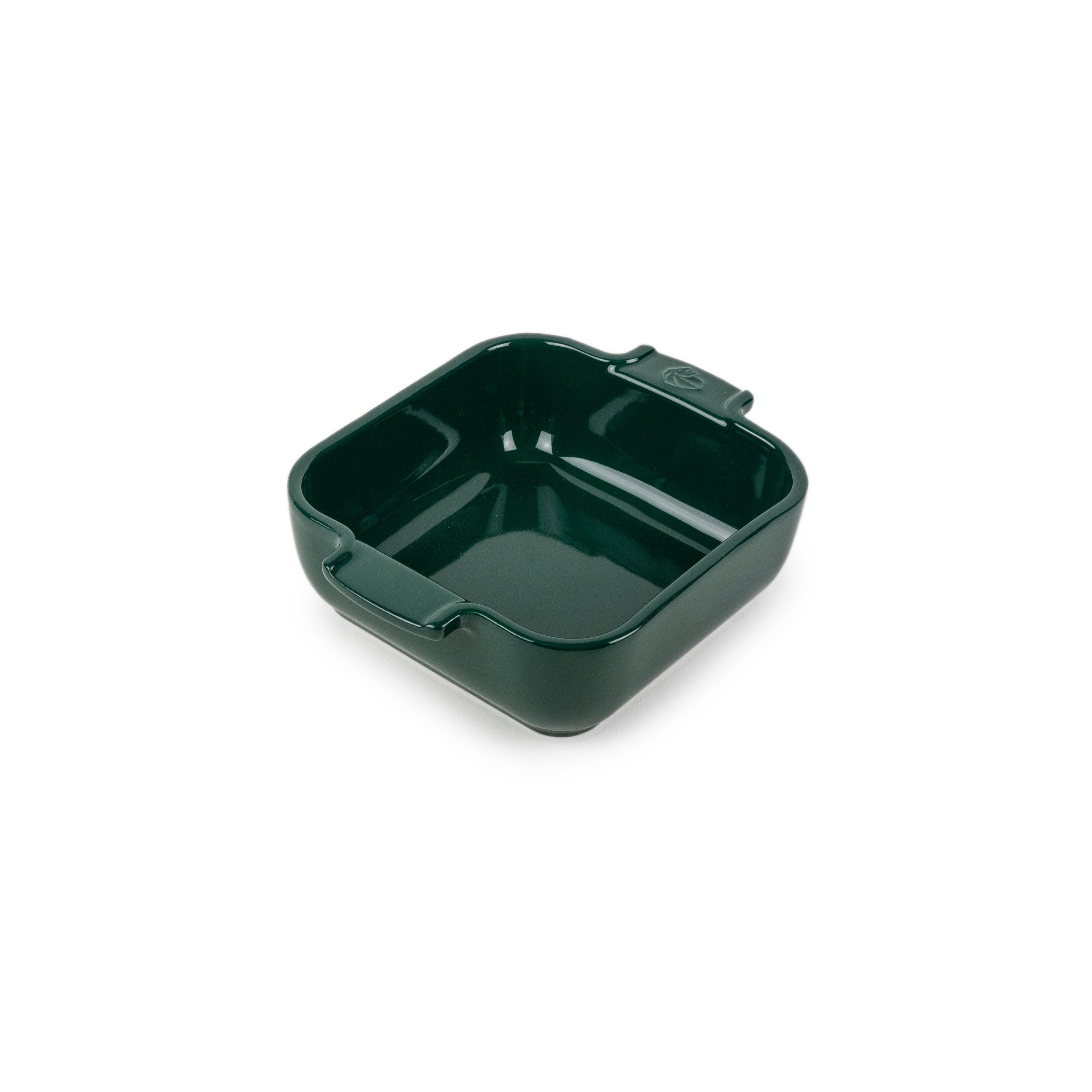 Auflaufform APPOLIA Keramik 13cm Quadratisch Waldgrün Spülmaschinenfest, Keramik