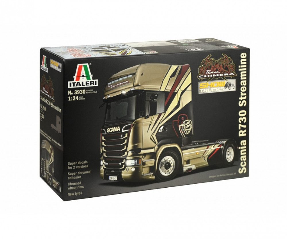 Italeri Modellbausatz Italeri 1:24 SCANIA R730 Streamline "Chimera" Truck Plastik Modellbau