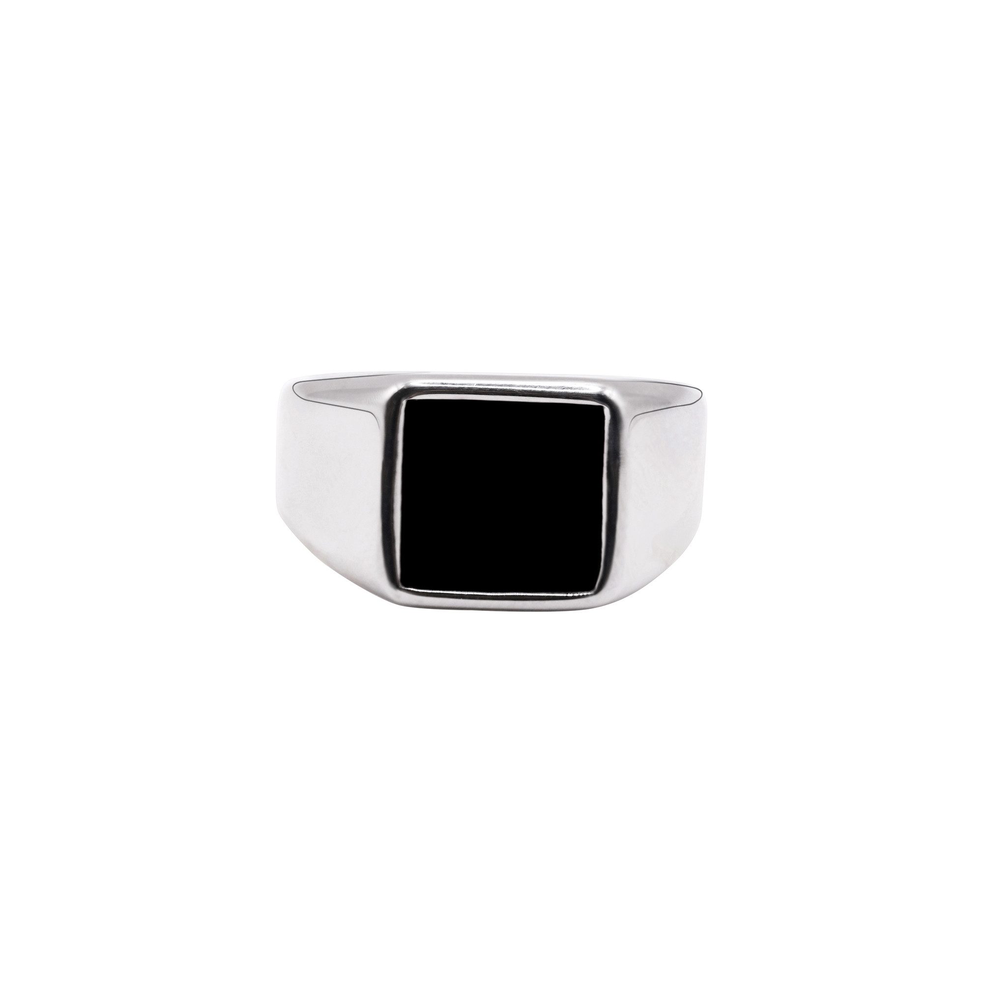 Fingerring Kiano silberfarben poliert