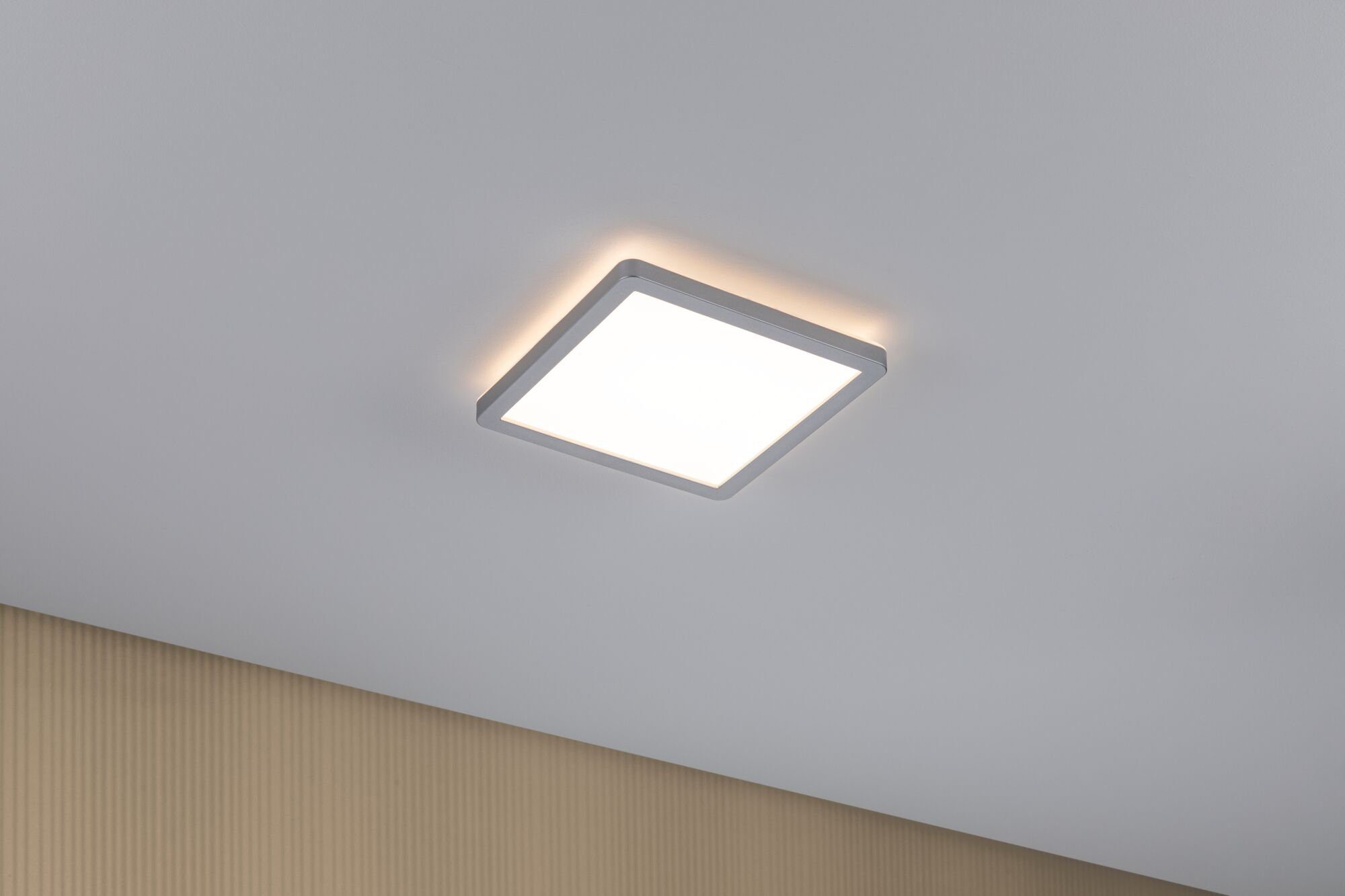 Paulmann LED Panel Atria Shine 3000K IP20 eckig, LED fest integriert, Warmweiß, Backlight