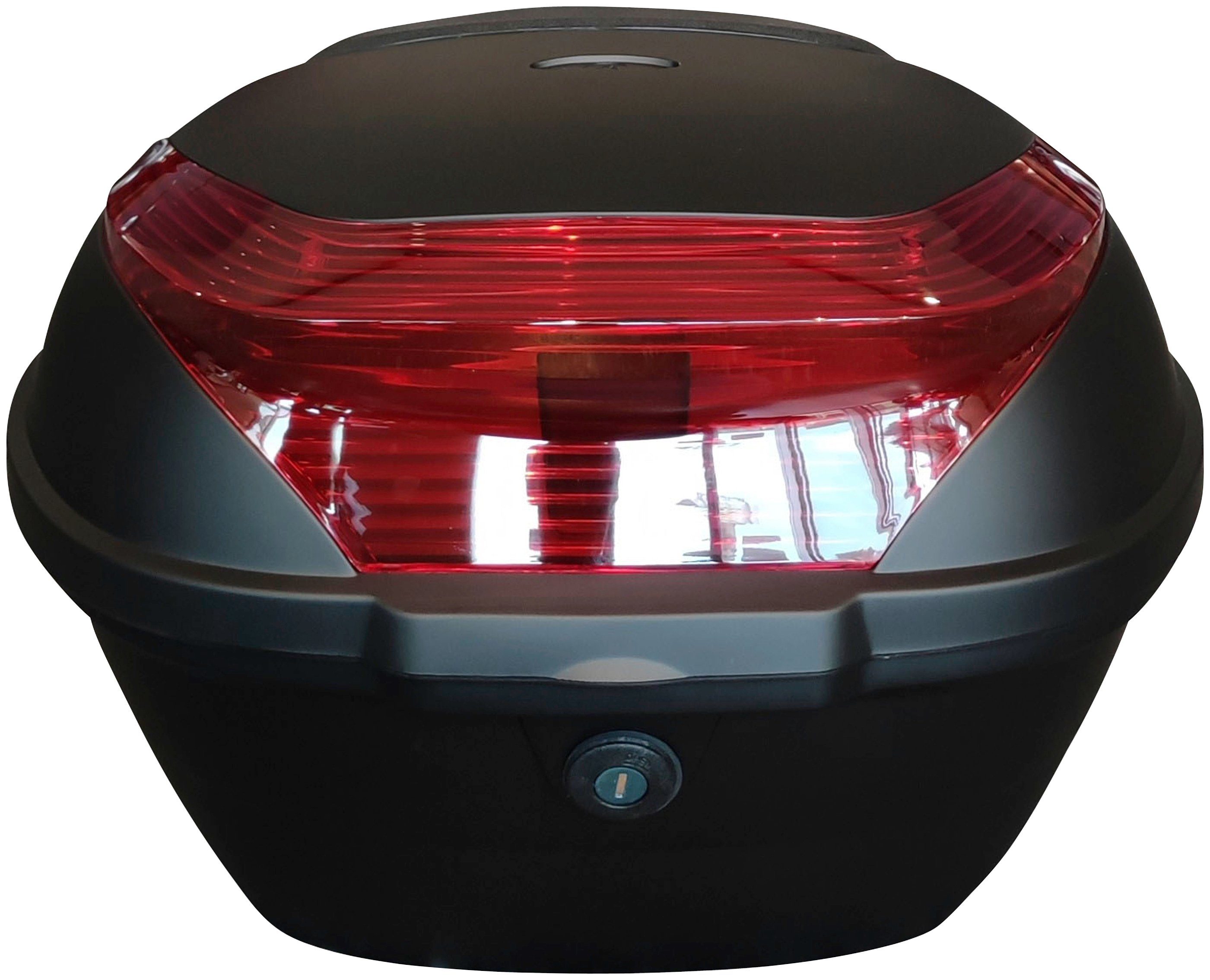 Alpha Motors Topcase Universal 2, schwarz, Inkl. Montage-Set