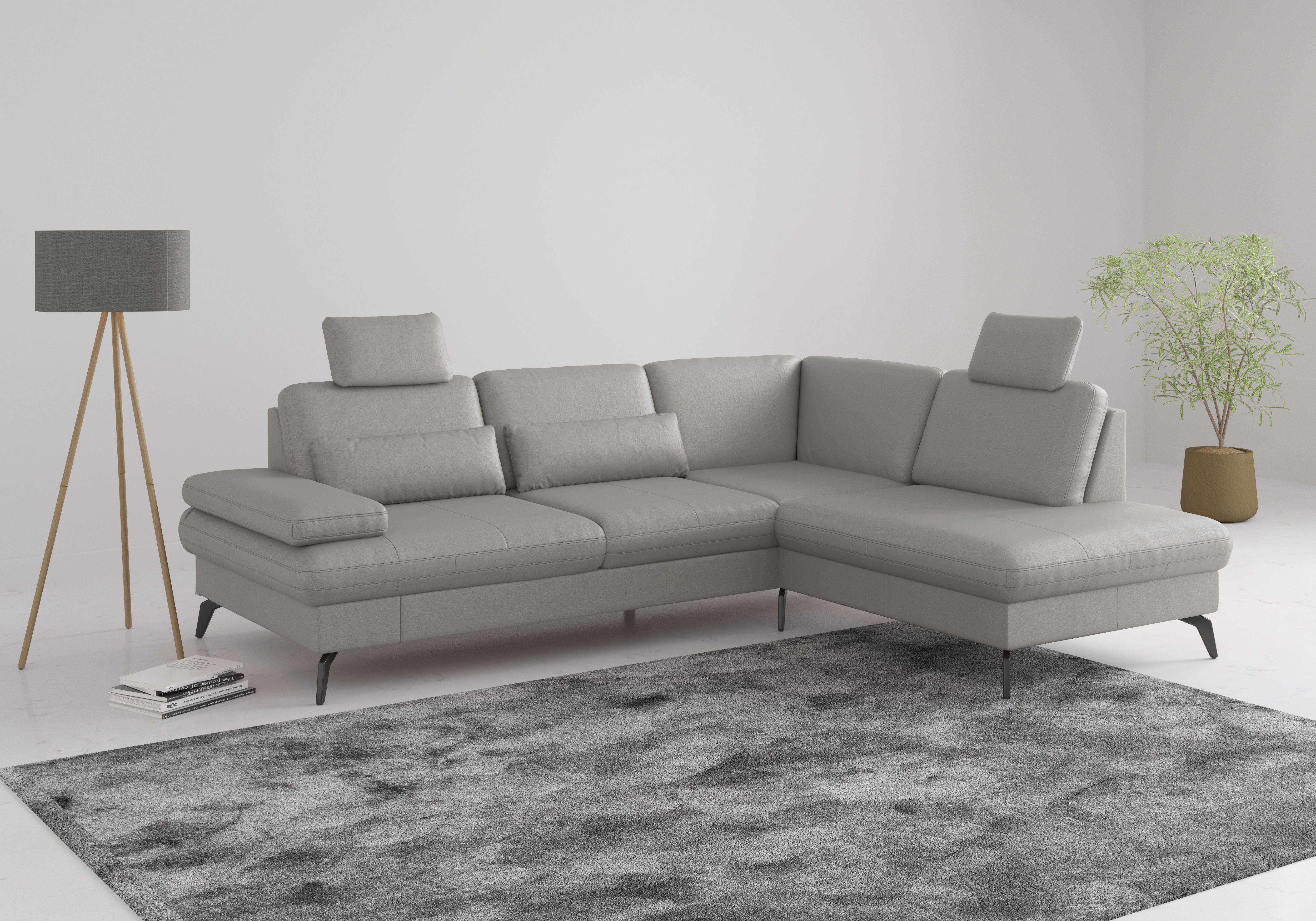 Ecksofa Morris L-Form, inkl. Sitztiefenverstellung