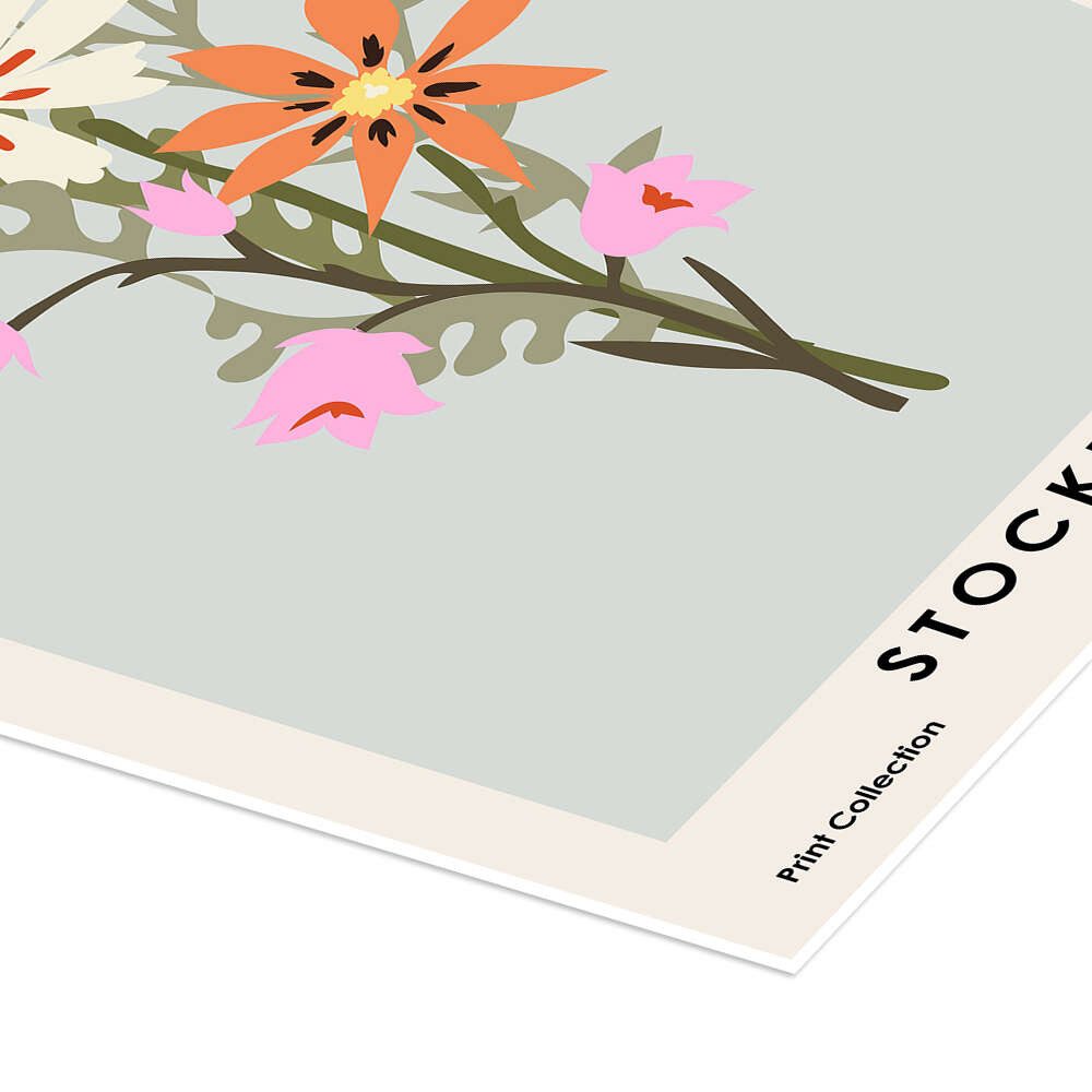 Posterlounge Wandbild Flower Market Stockholm III, NKTN, erhältlich als Poster, Leinwandbild, Wandsticker oder Acrylglasbild