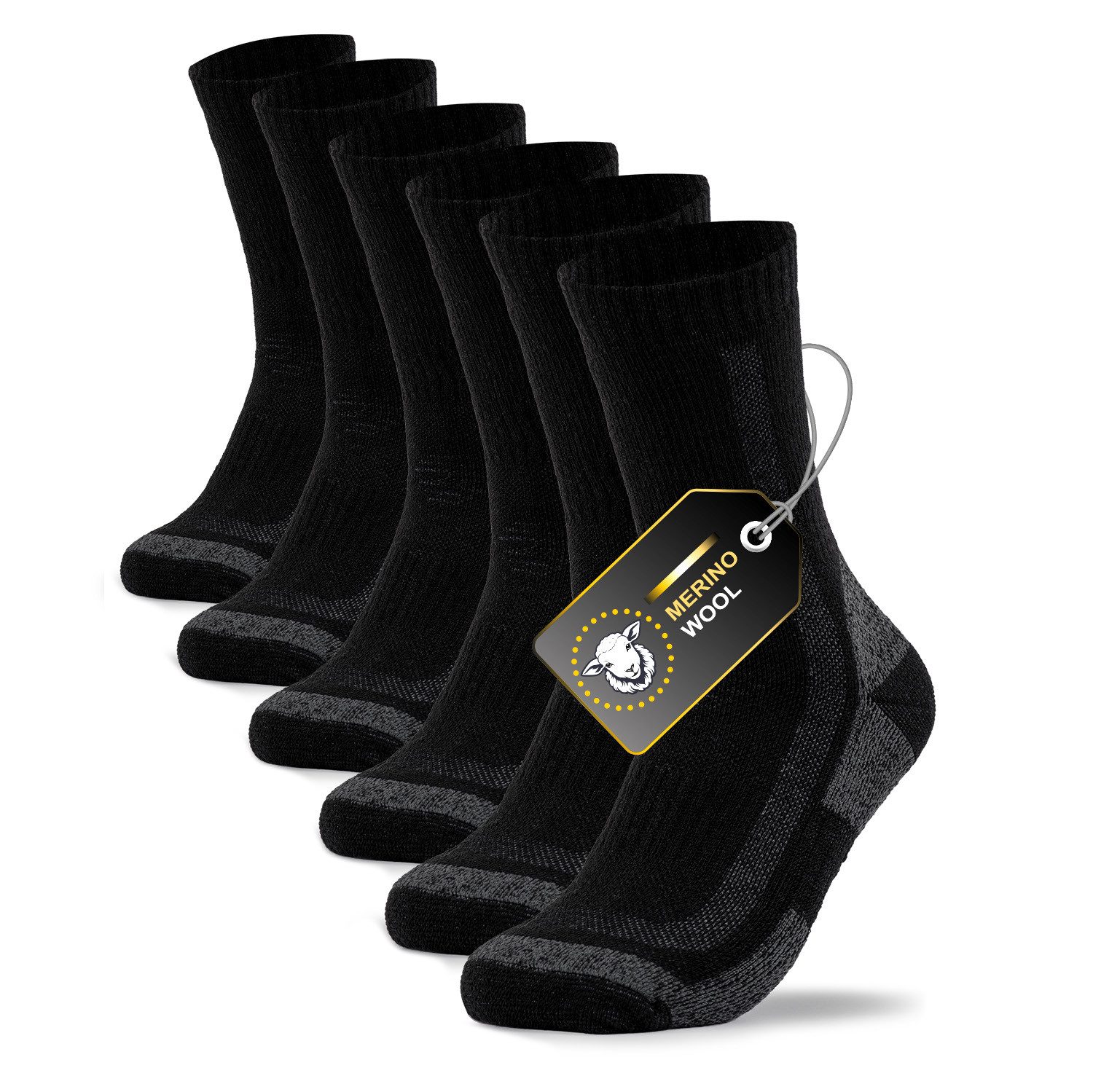 OCCULTO Kuschelsocken Herren Merino Thermo Socken 3er Pack (Modell: Erik) ( günstig online kaufen