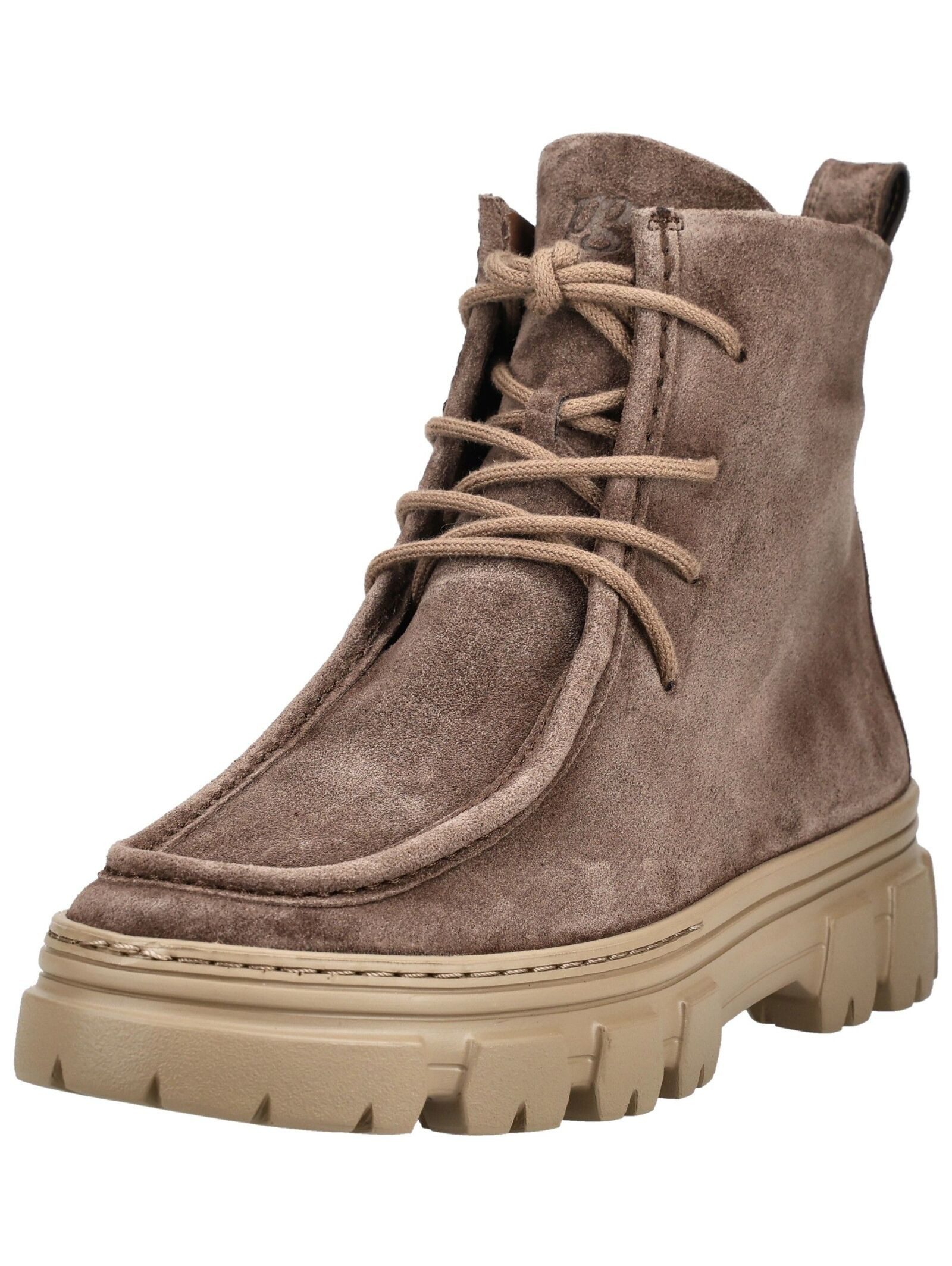 Paul Green Stiefelette Veloursleder Schnürstiefelette