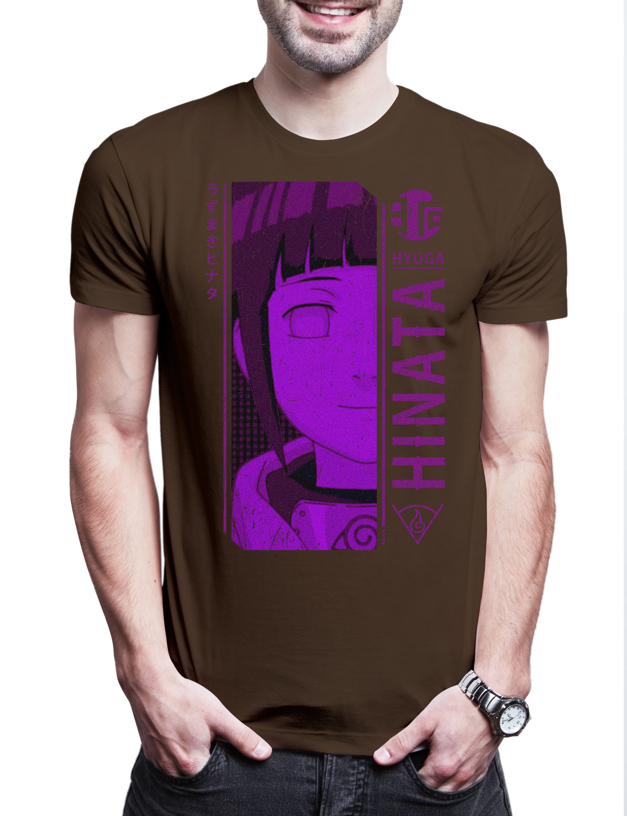 Urban Backwoods Print-Shirt Hinata Herren T-Shirt Shinobi System