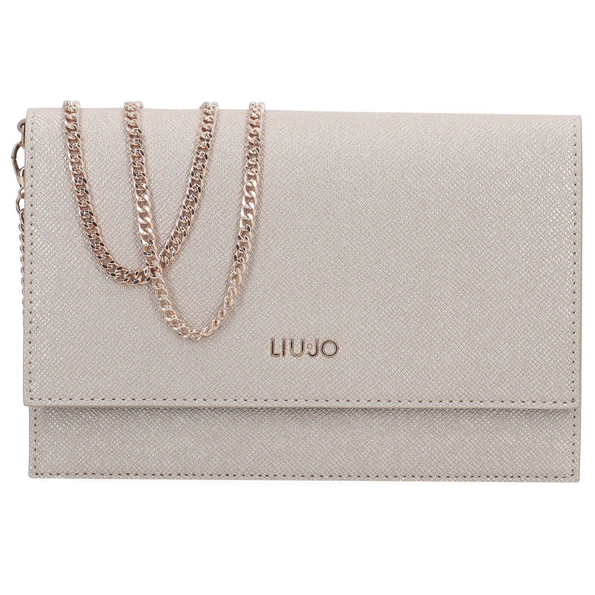 Liu Jo Clutch, Kunstleder lightgold