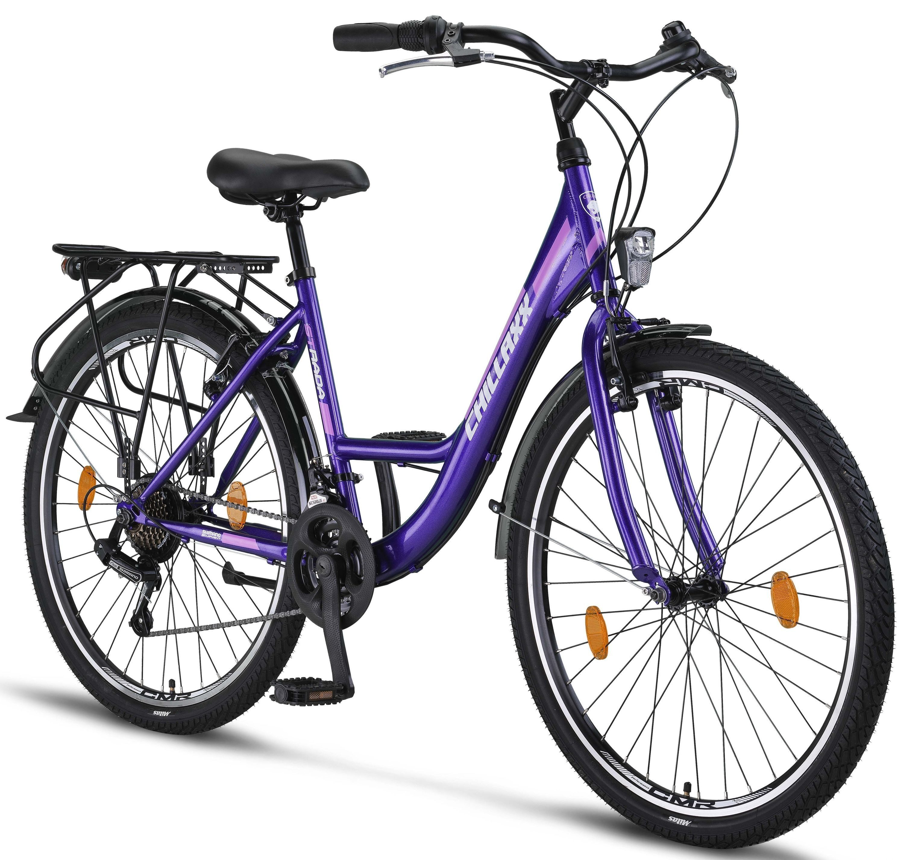 Chillaxx Cityrad Chillaxx Bike Strada Premium City Bike in 24, 26, 28 Zoll
