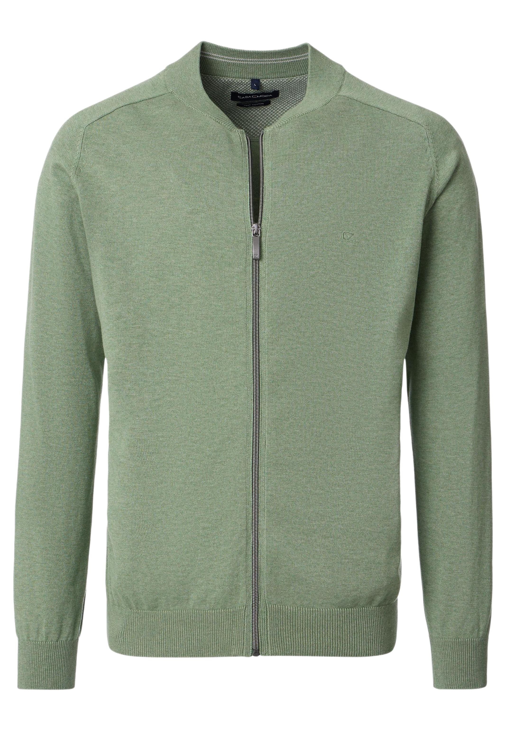 CASAMODA Strickjacke Basic (1-tlg) Strickjacke - Baumwolle - Atmungsaktiv - günstig online kaufen