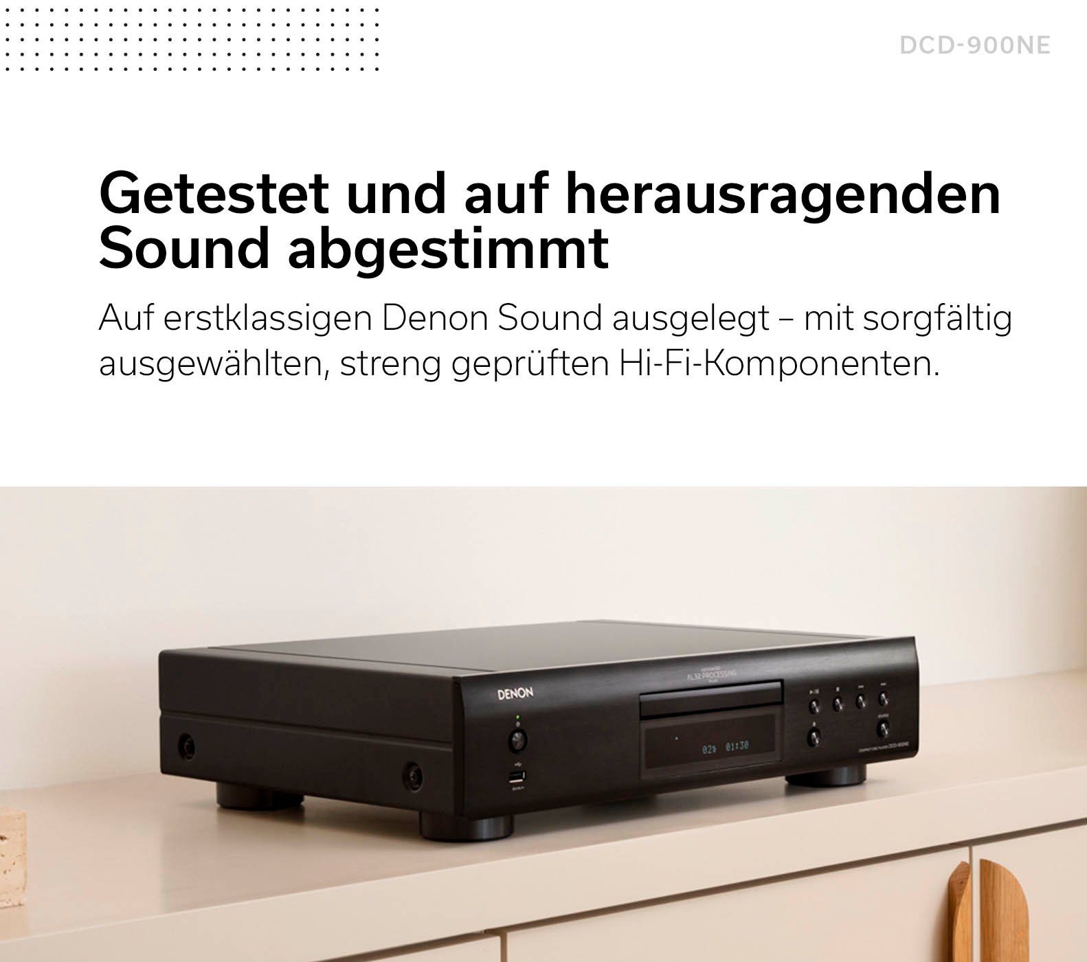 Denon DCD-900NE silber CD-Player (USB-Audiowiedergabe)