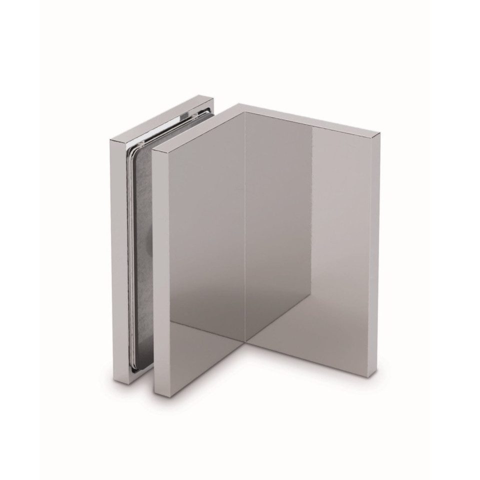 Türbeschlag Excite Winkelverbinder für Glas an Wand 90°