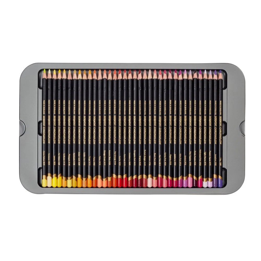 Derwent Buntstift DERWENT Chromaflow Buntstifte farbsortiert, 100 St.